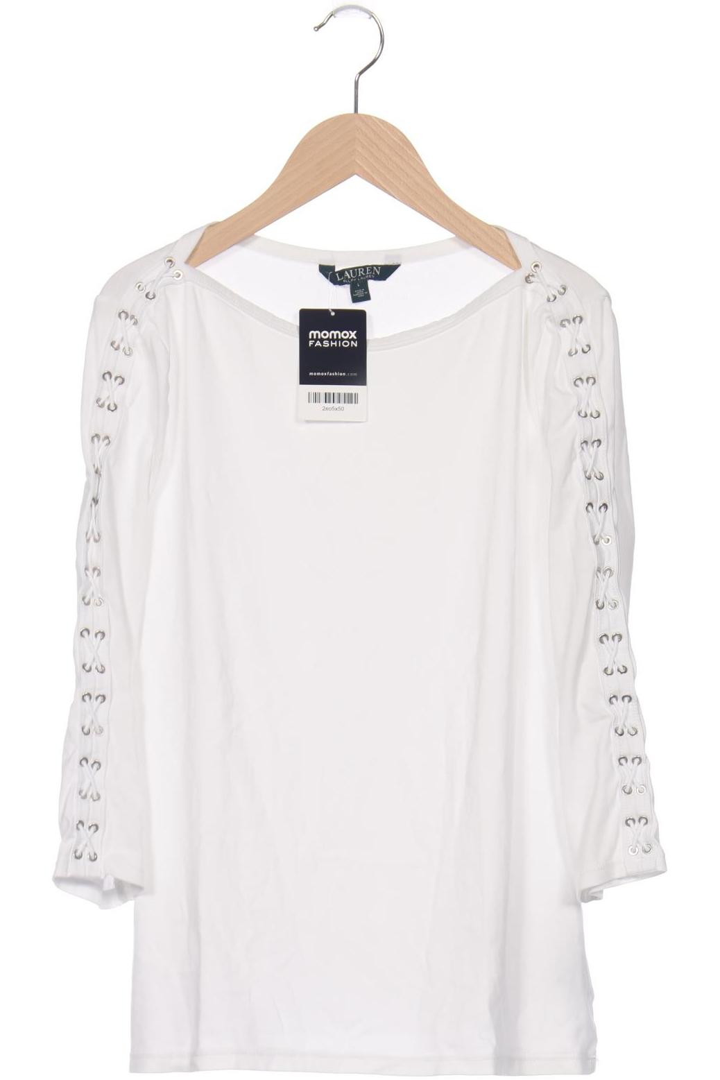 

Lauren Ralph Lauren Damen Langarmshirt, weiß, Gr. 42