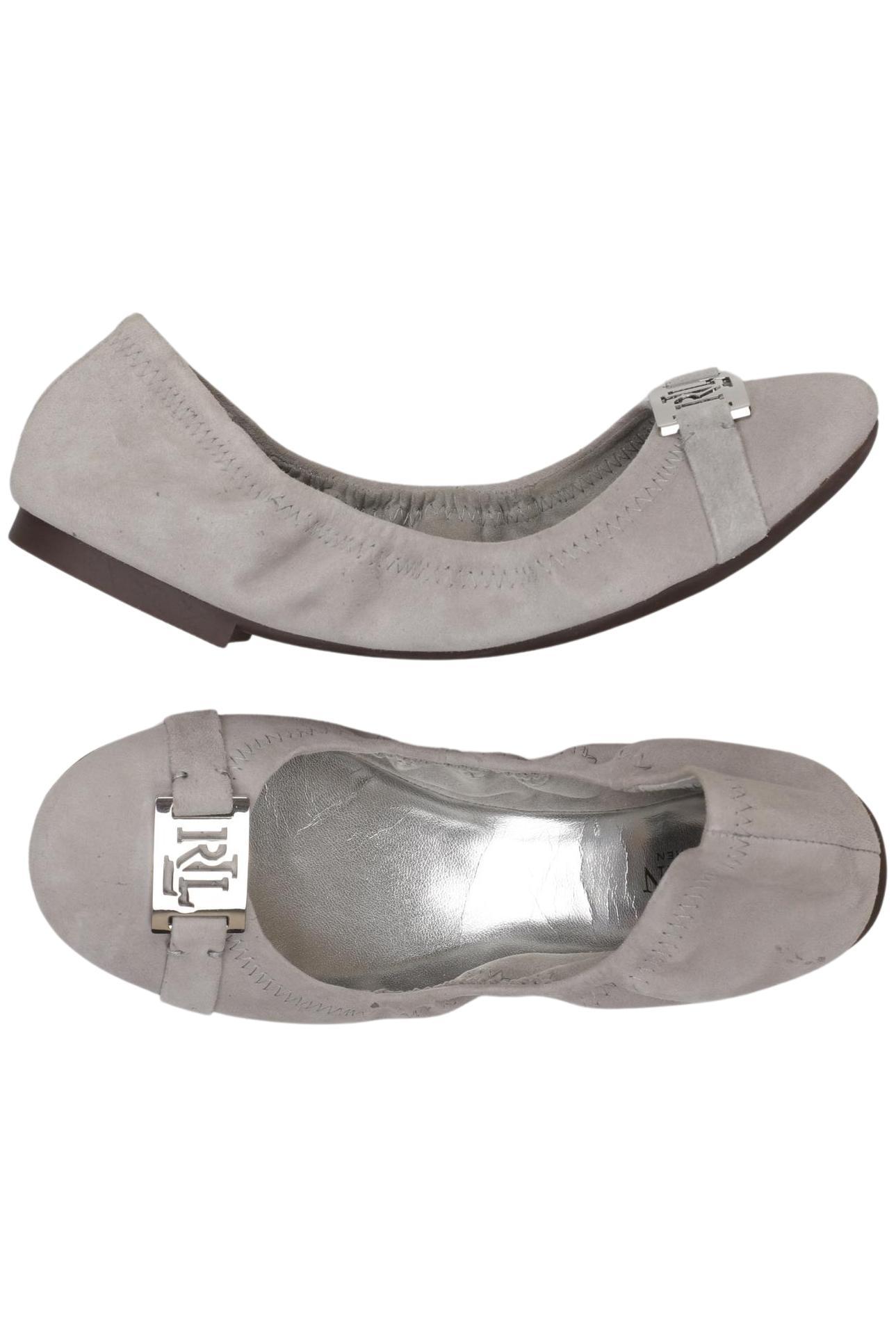 

Lauren Ralph Lauren Damen Ballerinas, grau, Gr. 8.5