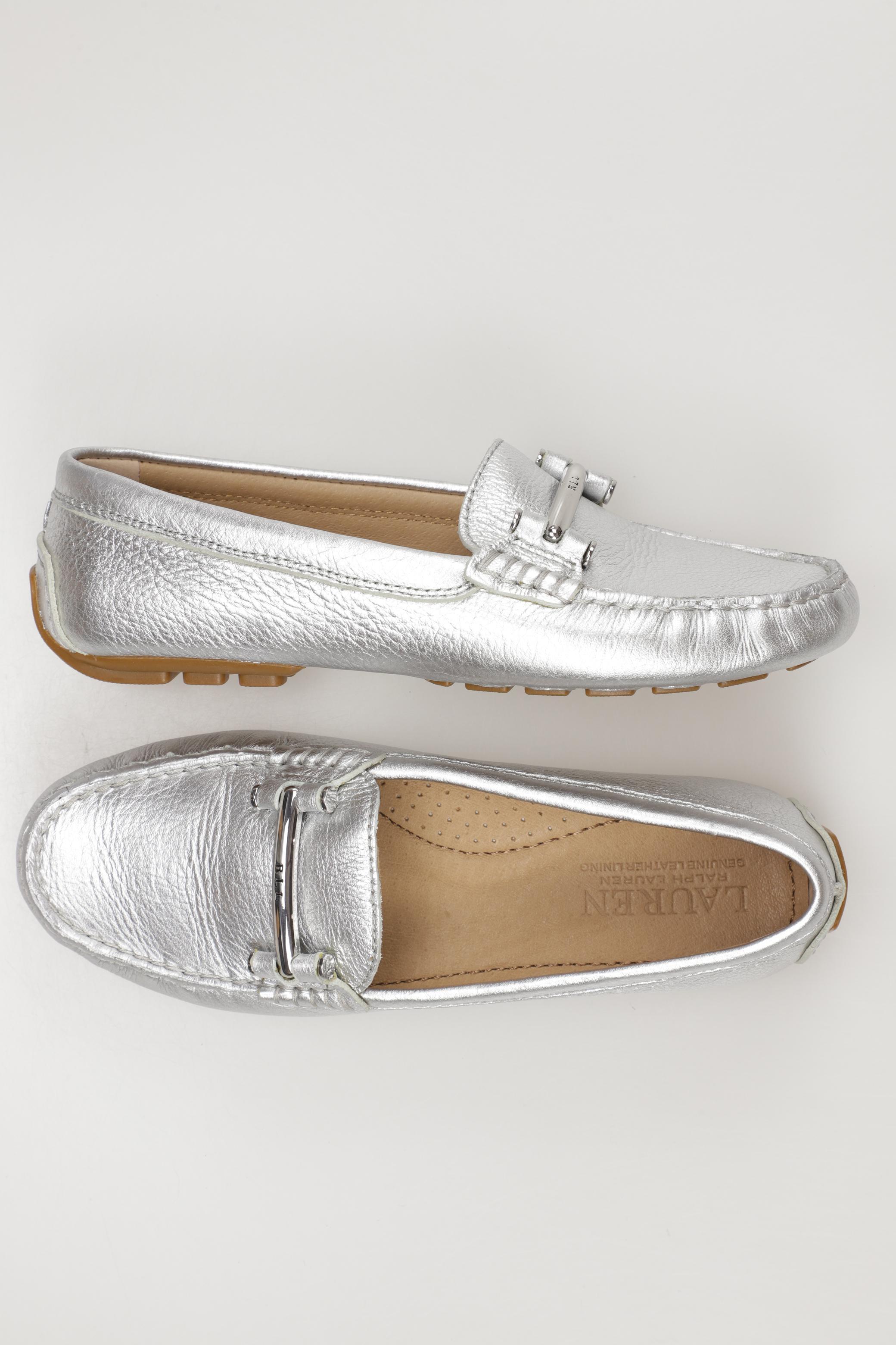 

Lauren Ralph Lauren Damen Halbschuh, silber, Gr. 36