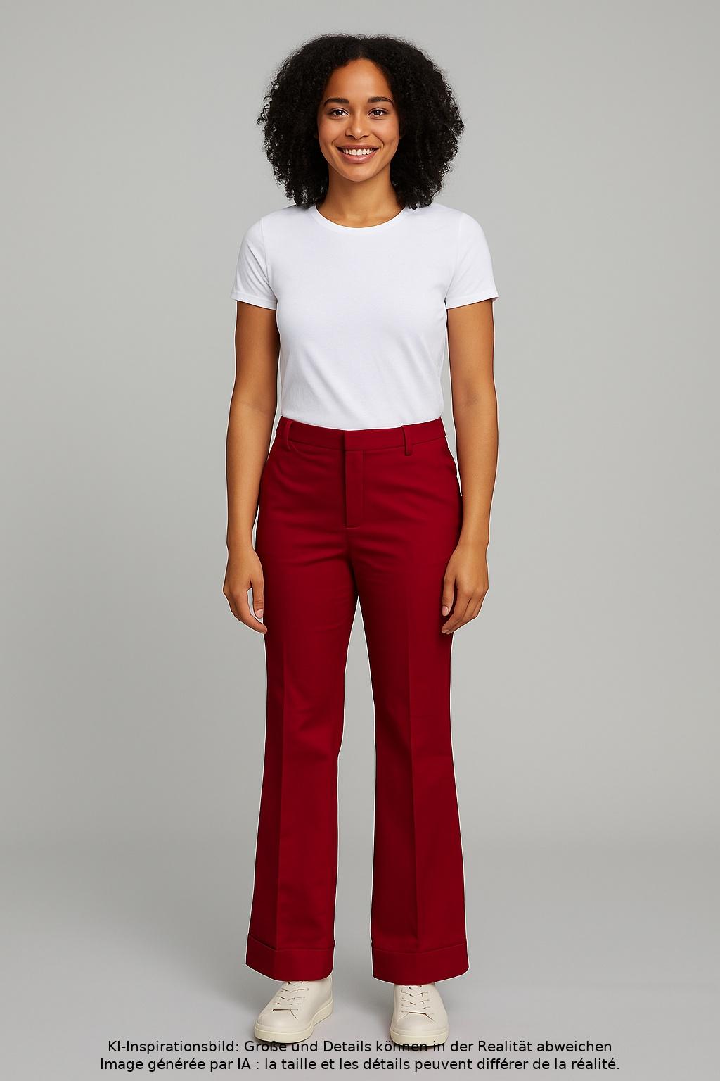 

Lauren Ralph Lauren Damen Stoffhose, rot, Gr. 10