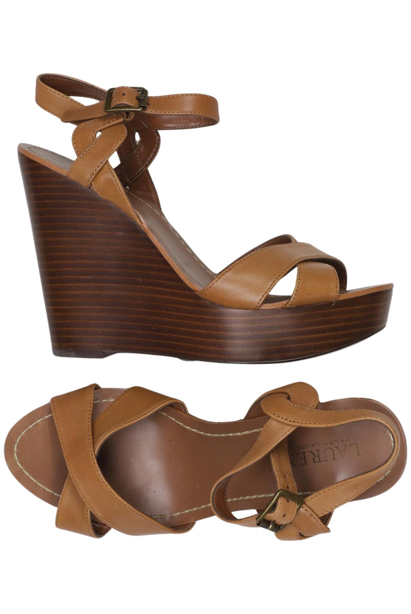 

Lauren Ralph Lauren Damen Sandale, braun, Gr. 9.5