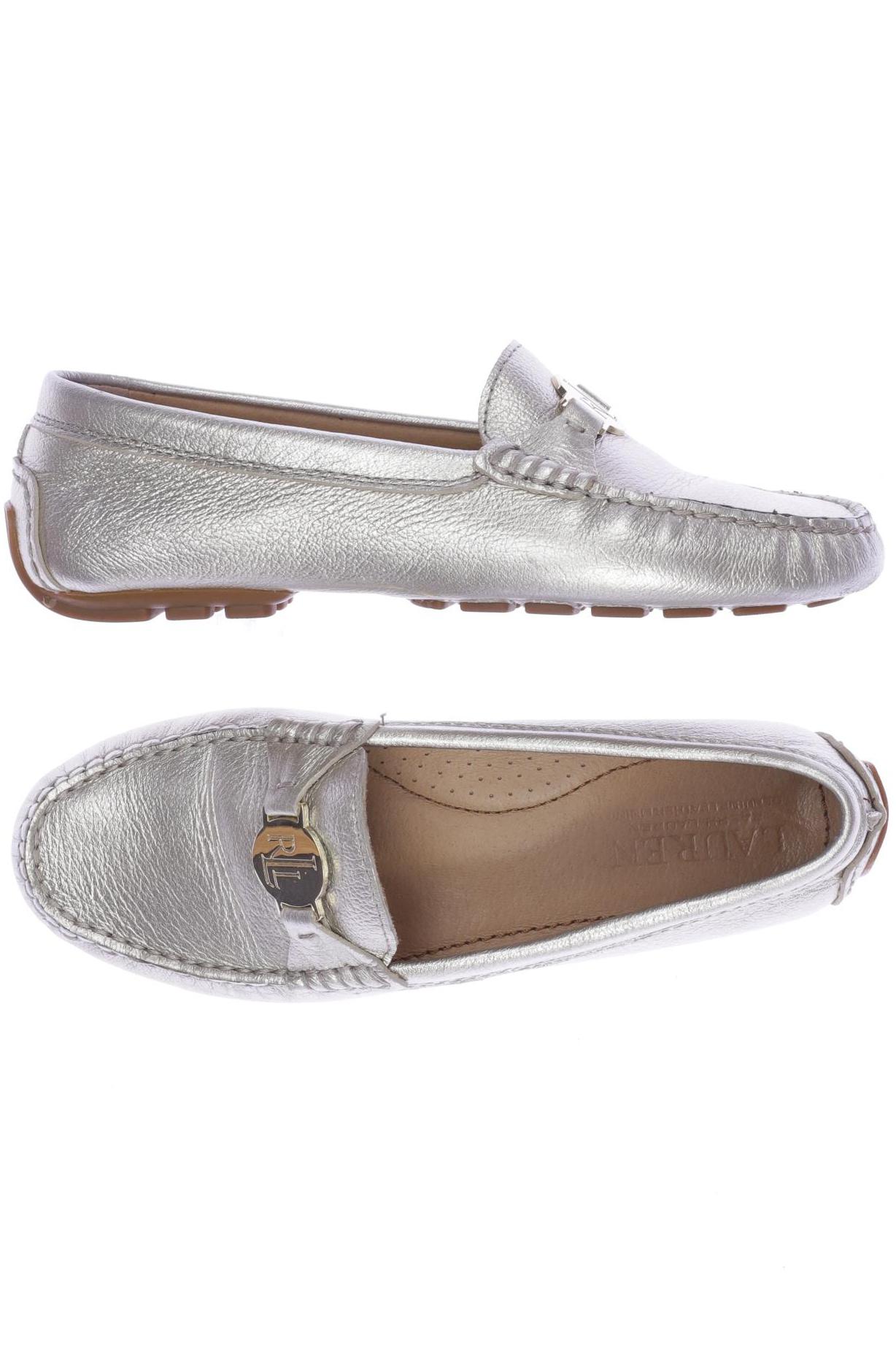 

Lauren Ralph Lauren Damen Halbschuh, silber, Gr. 36