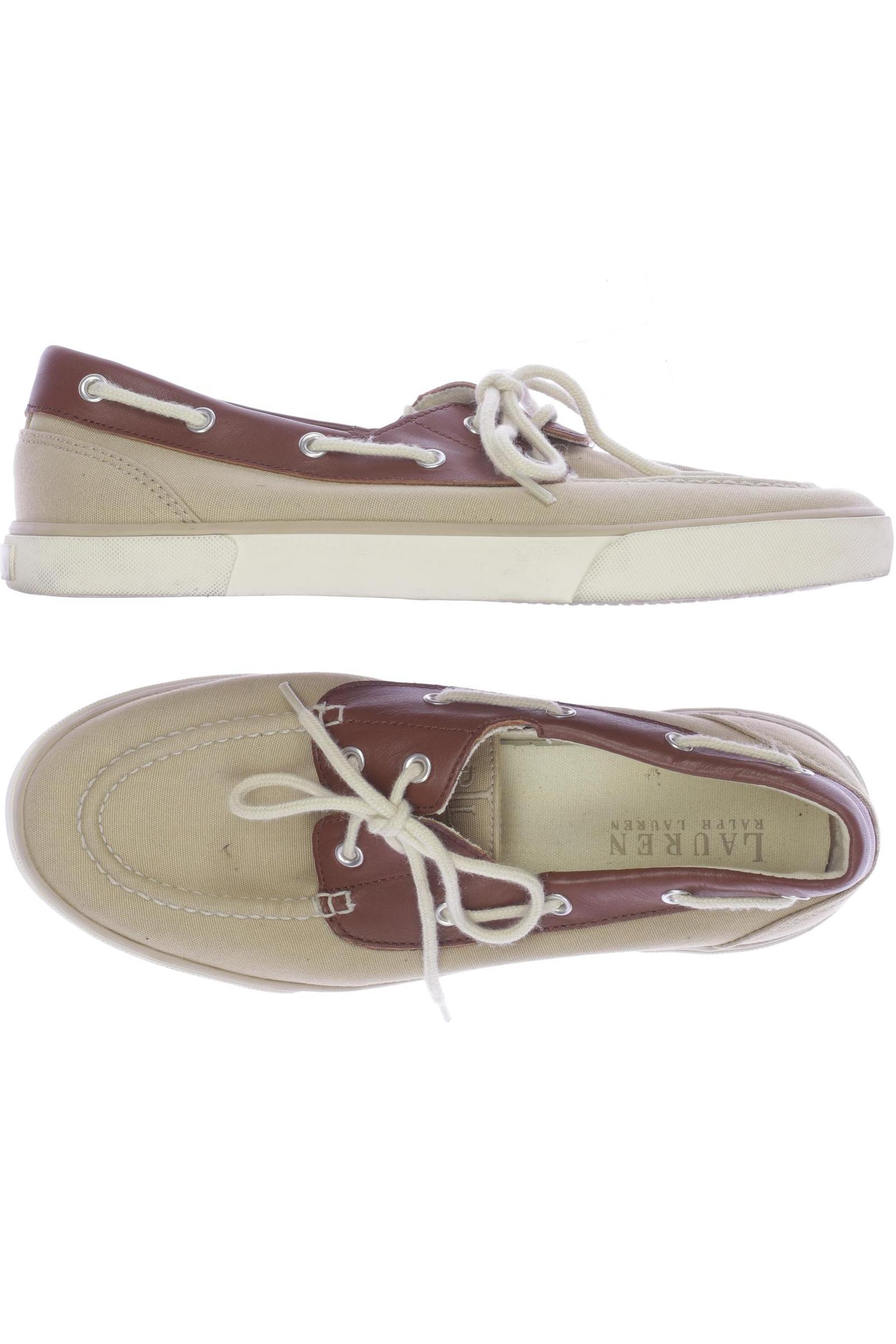 

Lauren Ralph Lauren Damen Halbschuh, beige, Gr. 8