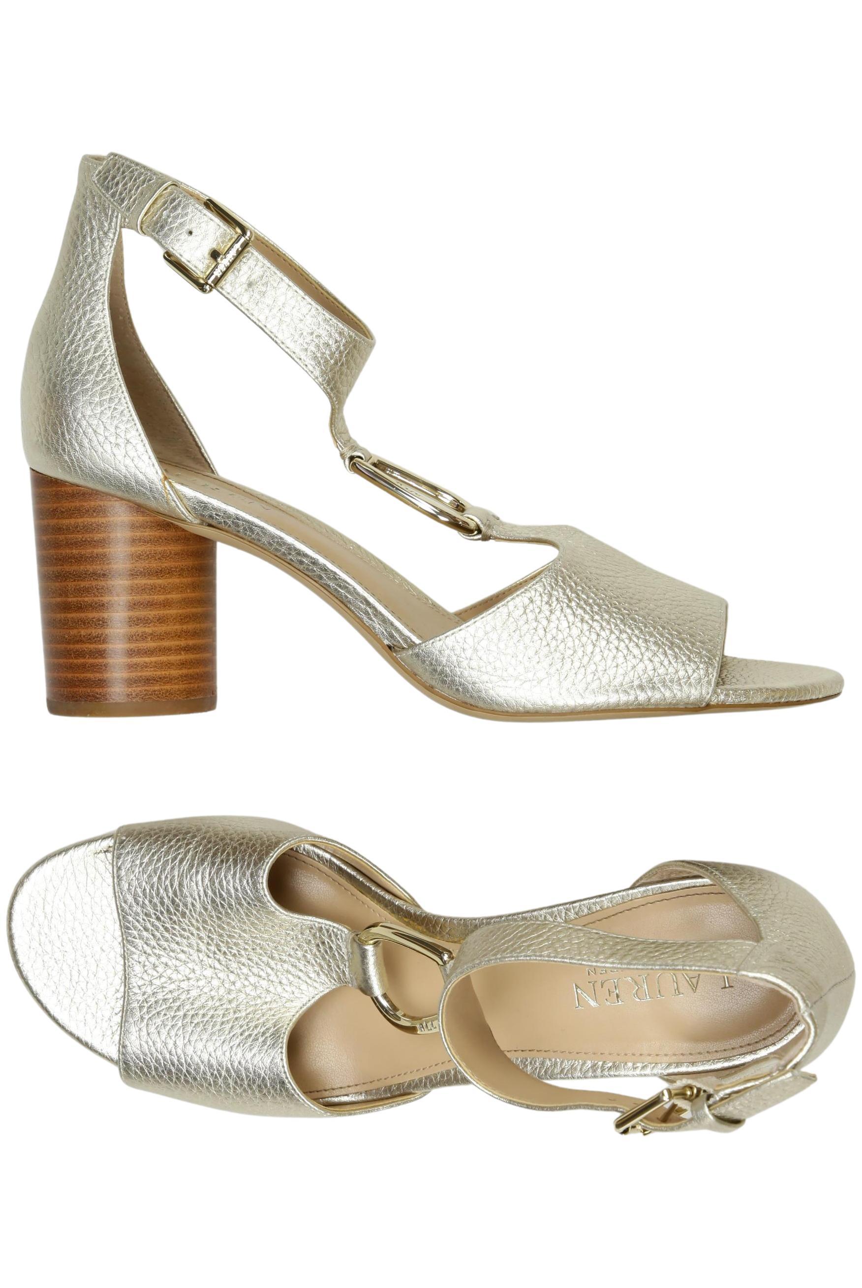 

Lauren Ralph Lauren Damen Sandale, silber, Gr. 8.5