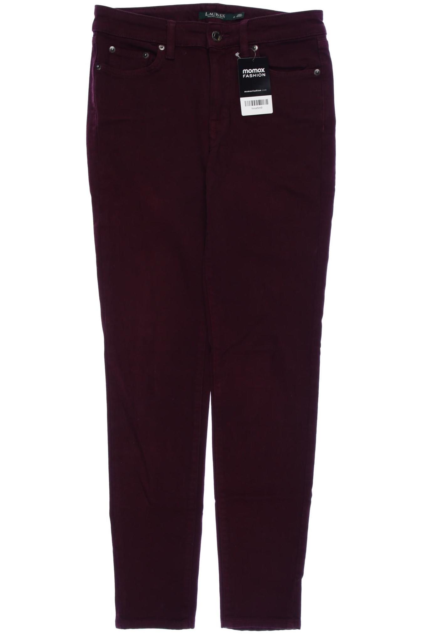 

Lauren Ralph Lauren Damen Jeans, bordeaux, Gr. 2