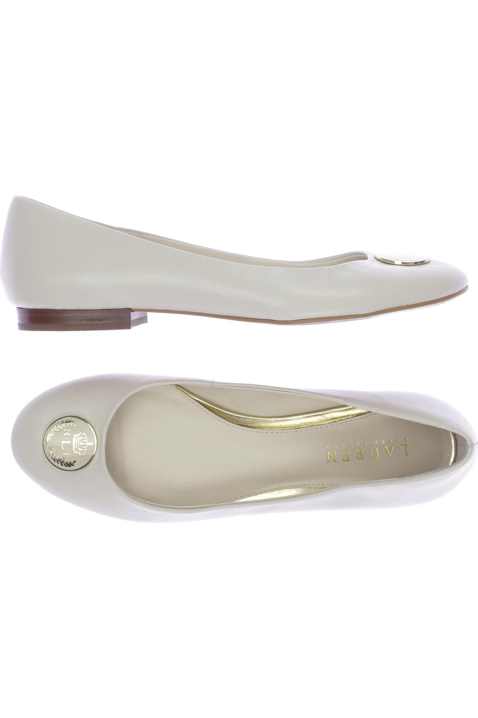 

Lauren Ralph Lauren Damen Ballerinas, beige, Gr. 8.5
