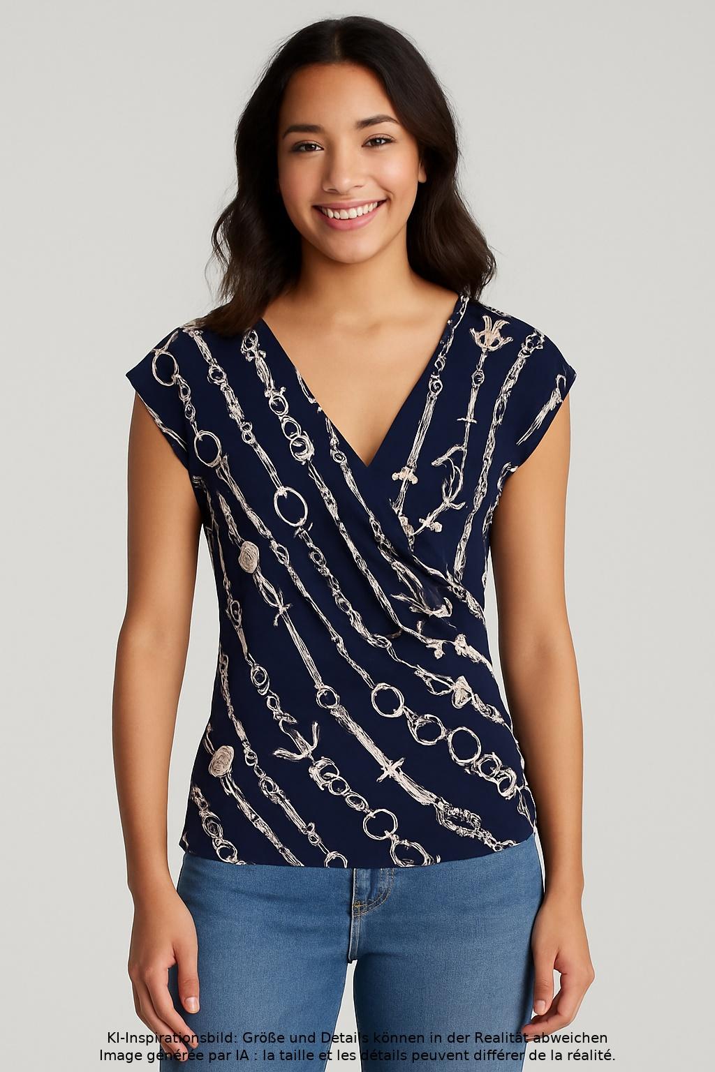 

Lauren Ralph Lauren Damen T-Shirt, mehrfarbig, Gr. 36