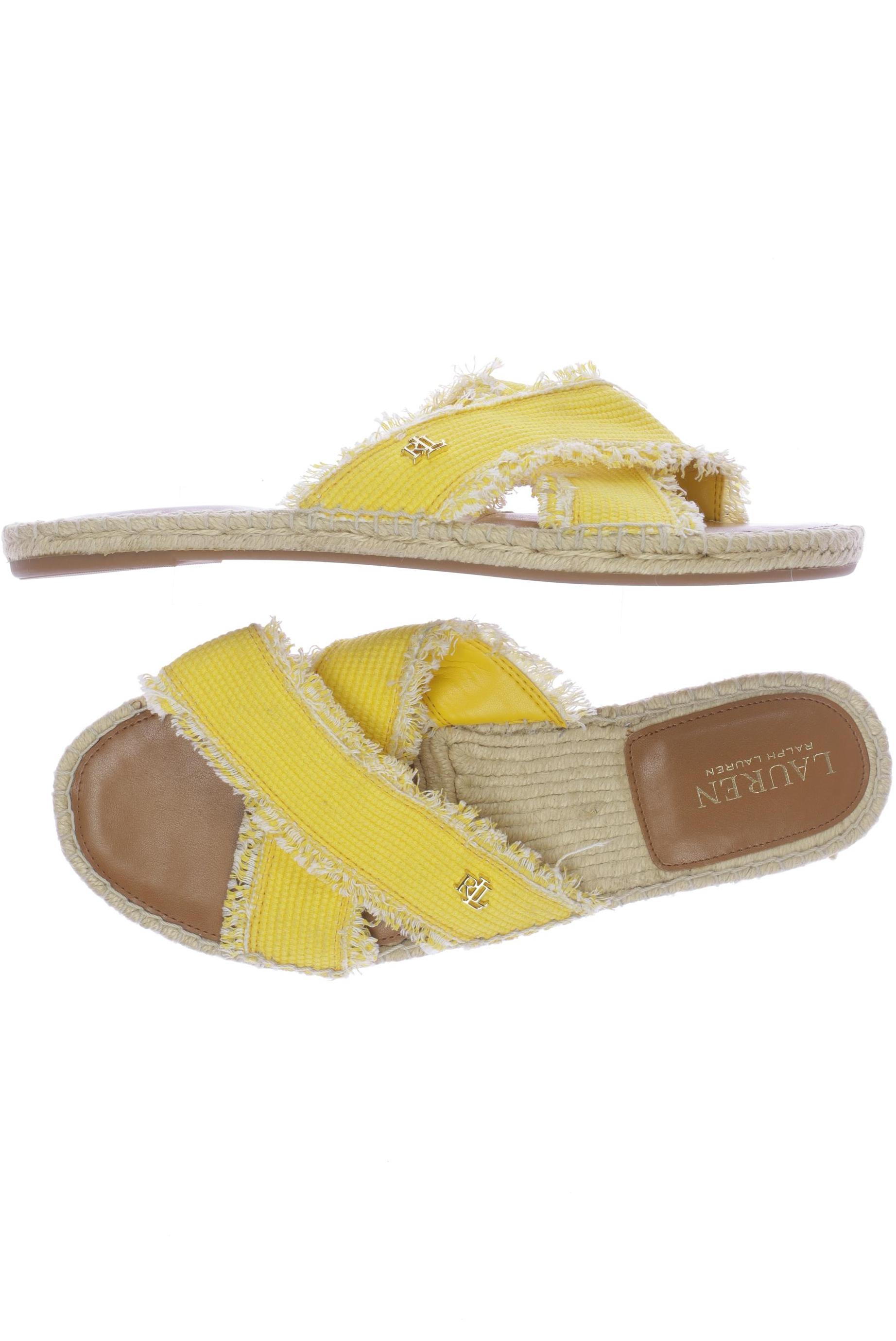 

Lauren Ralph Lauren Damen Sandale, gelb, Gr. 41