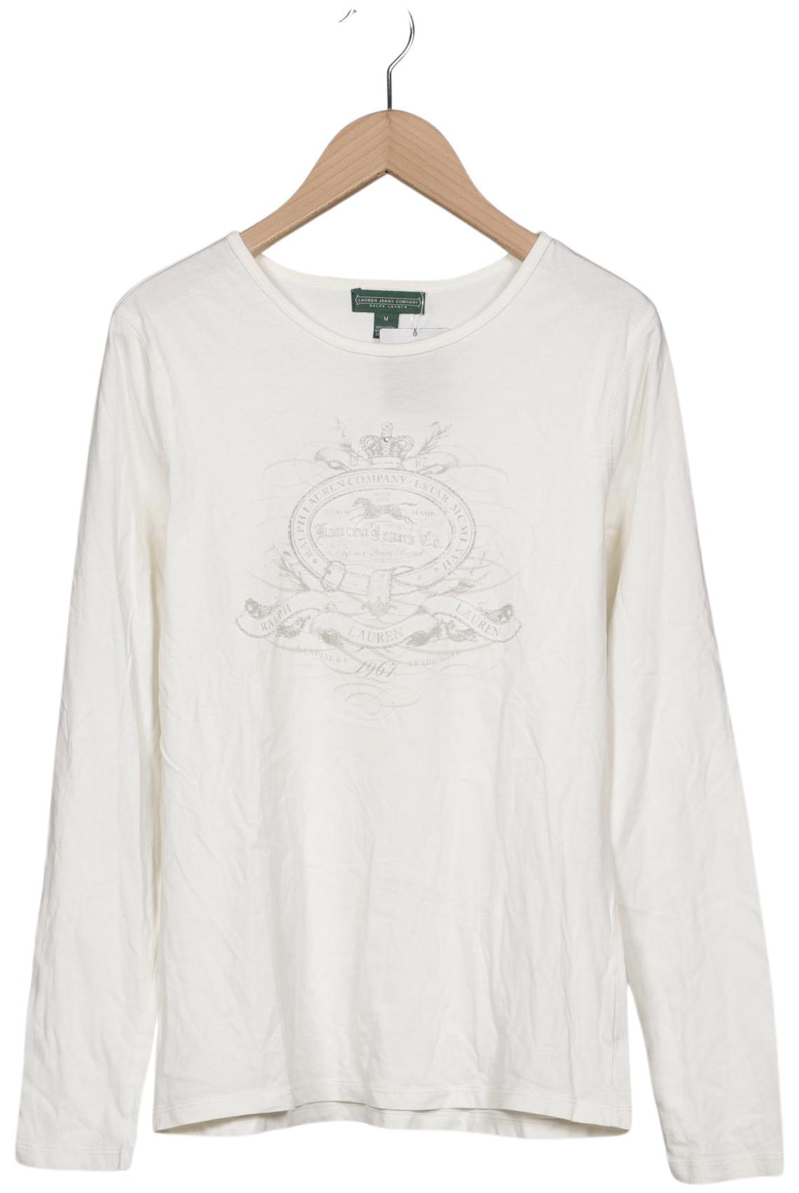 

Lauren Ralph Lauren Damen Langarmshirt, weiß, Gr. 38