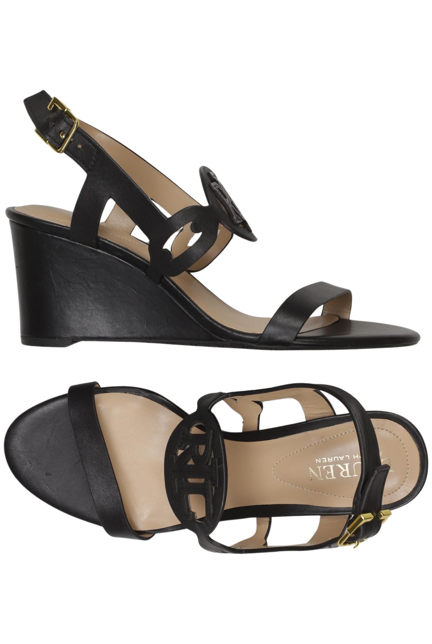 

Lauren Ralph Lauren Damen Sandale, schwarz, Gr. 38.5