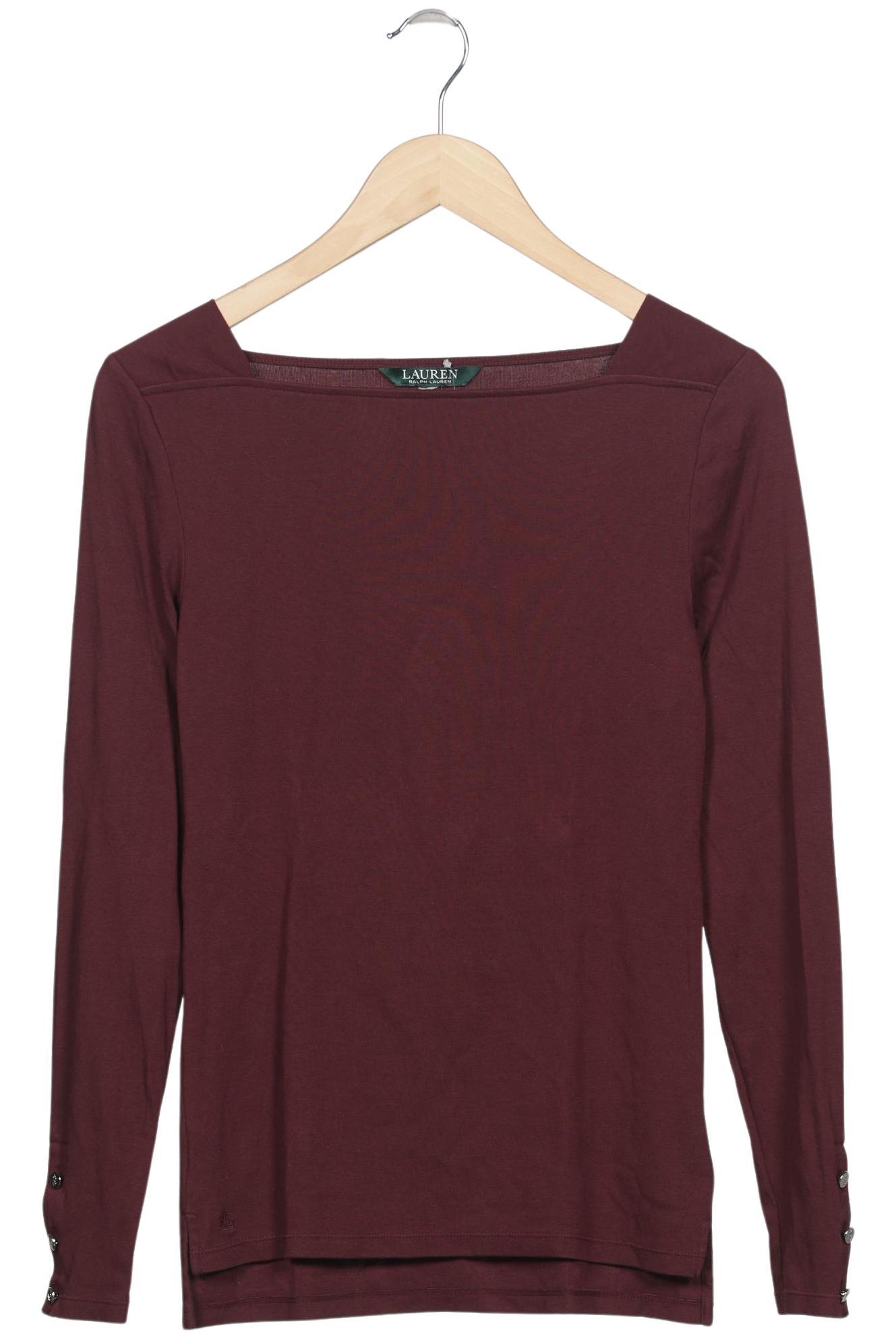 

Lauren Ralph Lauren Damen Langarmshirt, bordeaux, Gr. 32