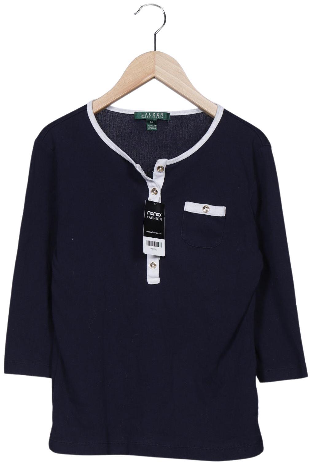 

Lauren Ralph Lauren Damen Langarmshirt, marineblau, Gr. 34