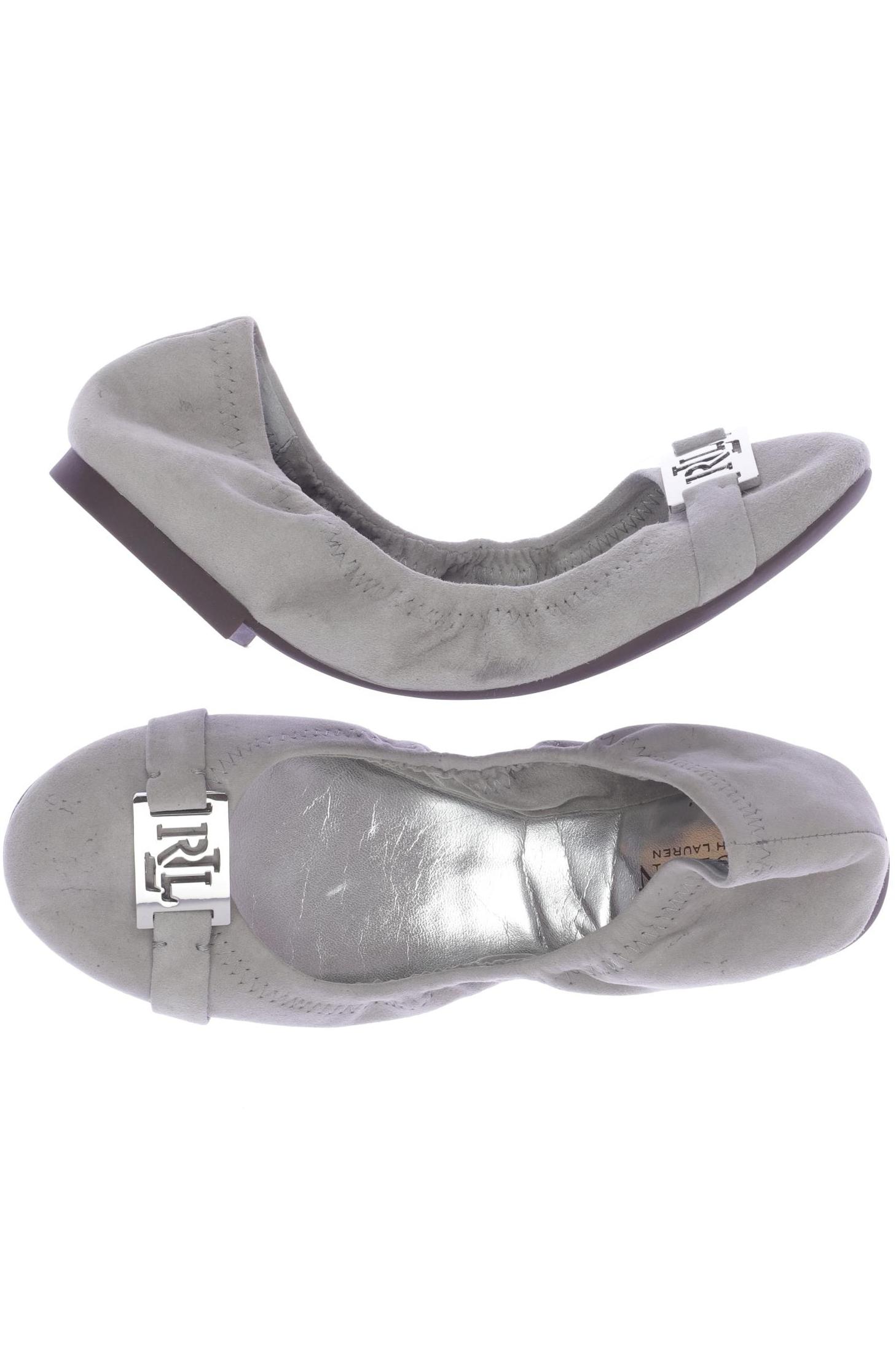 

Lauren Ralph Lauren Damen Ballerinas, grau, Gr. 8