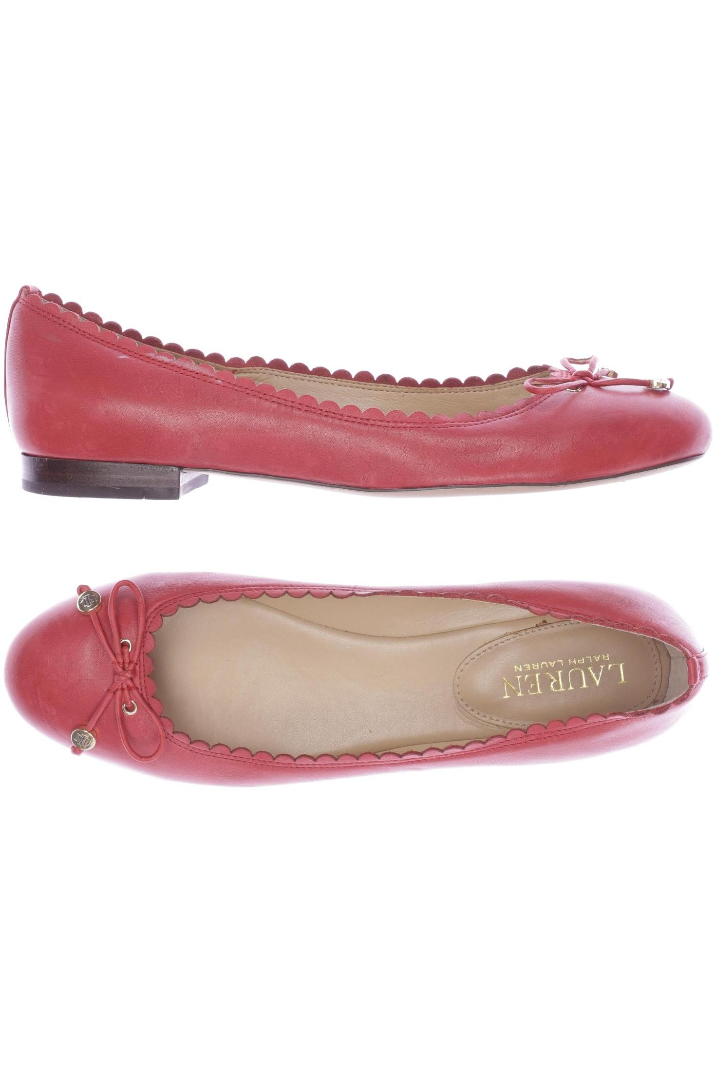 

Lauren Ralph Lauren Damen Ballerinas, rot, Gr. 8