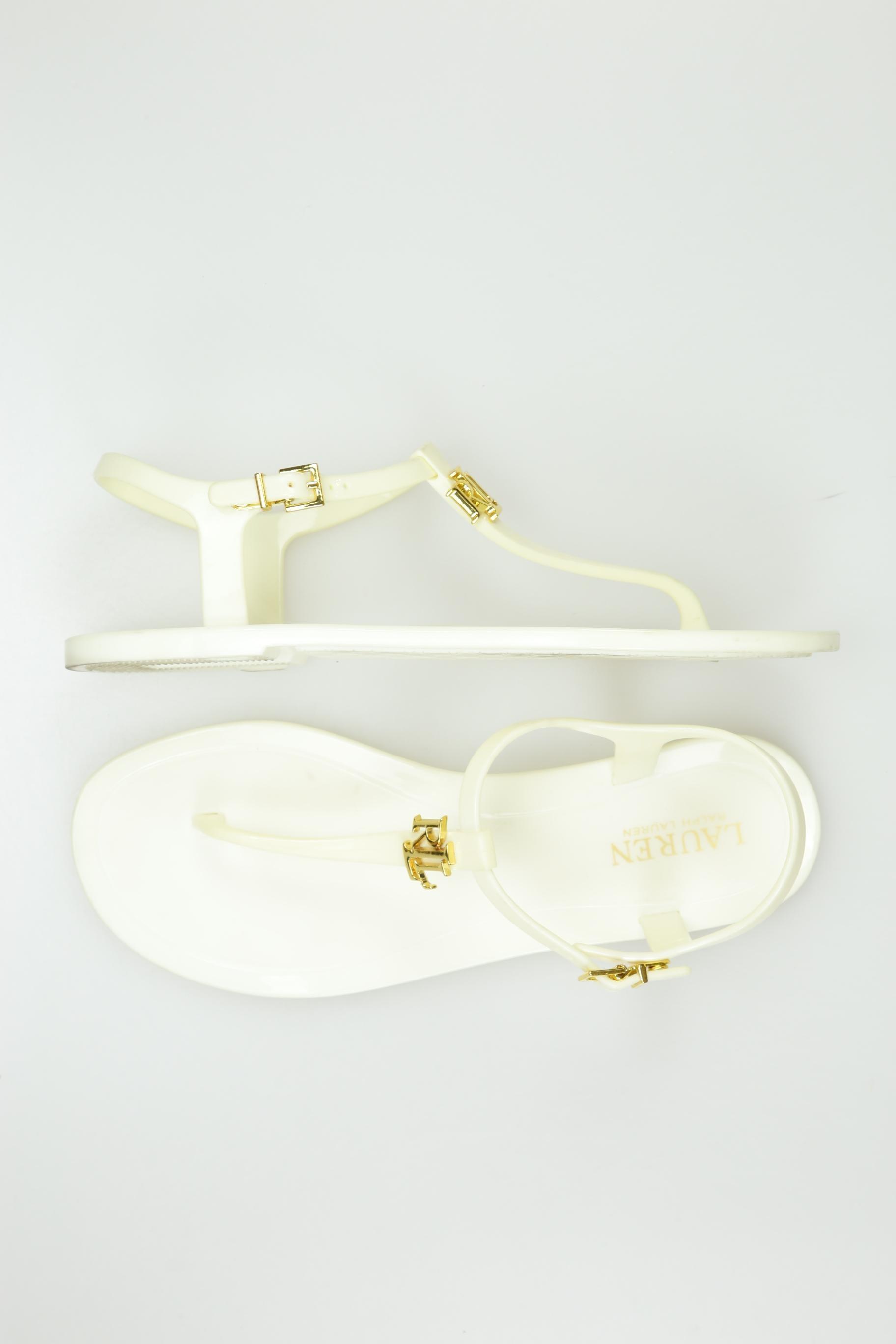 

Lauren Ralph Lauren Damen Sandale, cremeweiß, Gr. 38