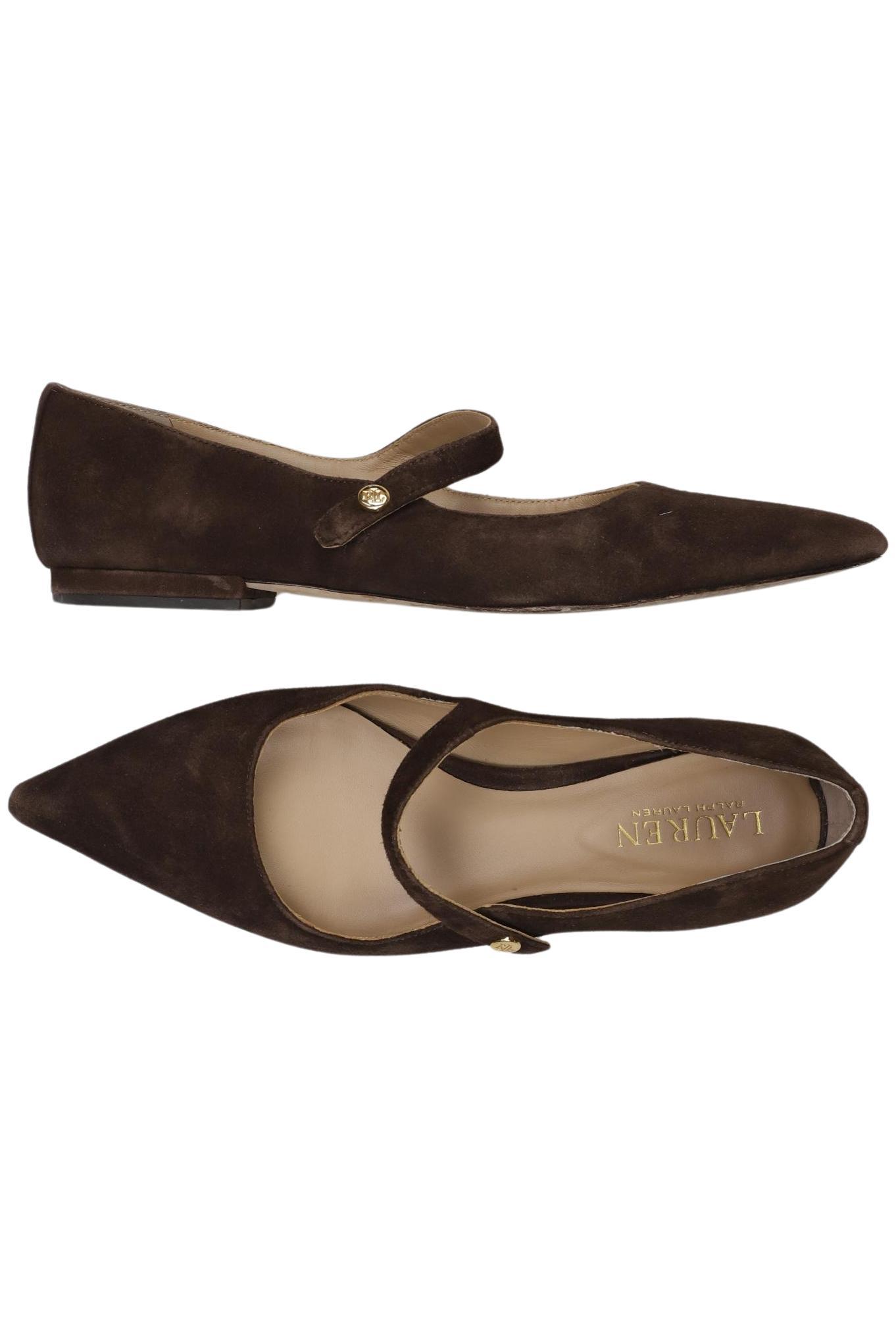 

Lauren Ralph Lauren Damen Ballerinas, braun, Gr. 7.5