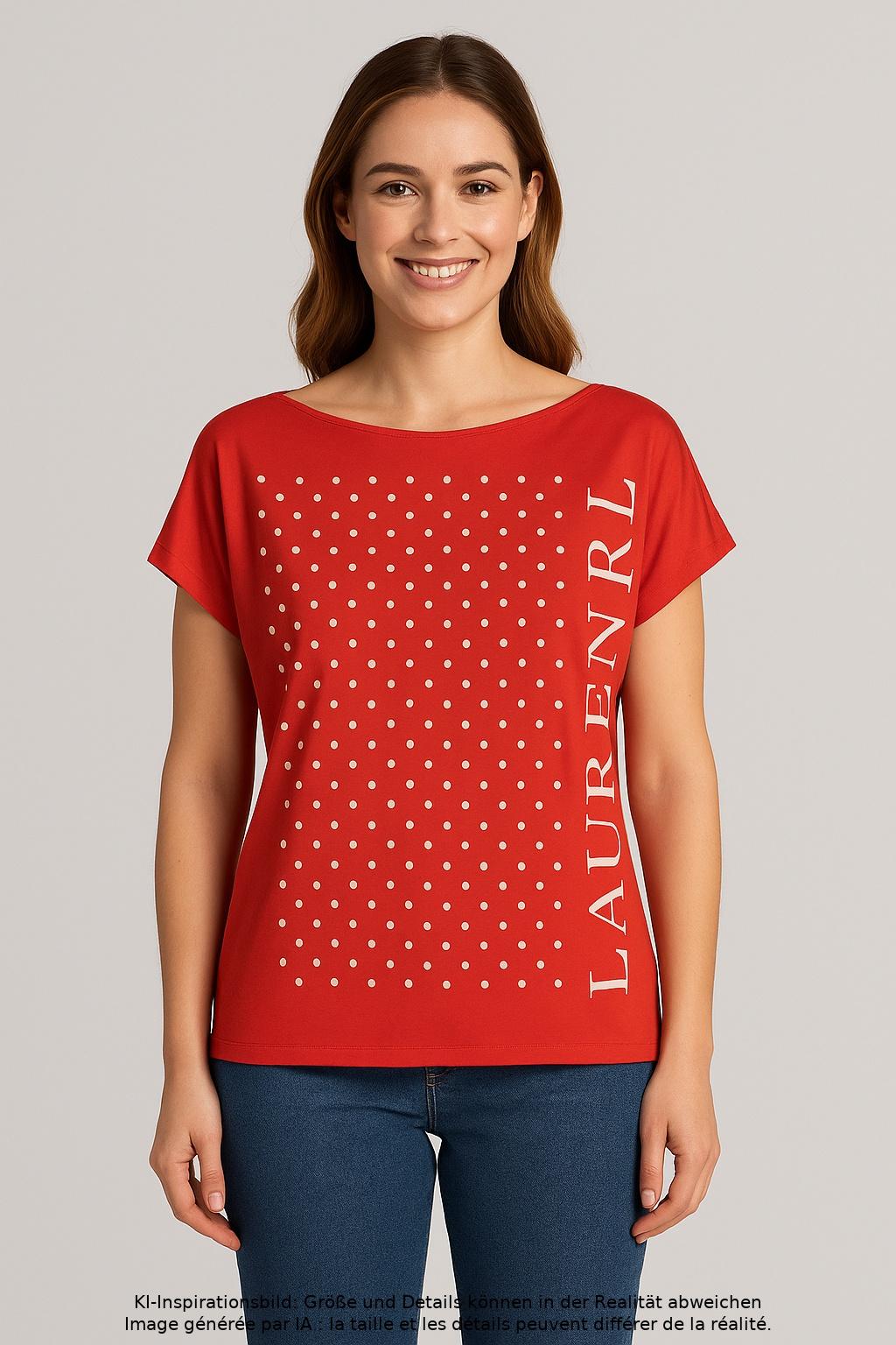 

Lauren Ralph Lauren Damen T-Shirt, rot, Gr. 38