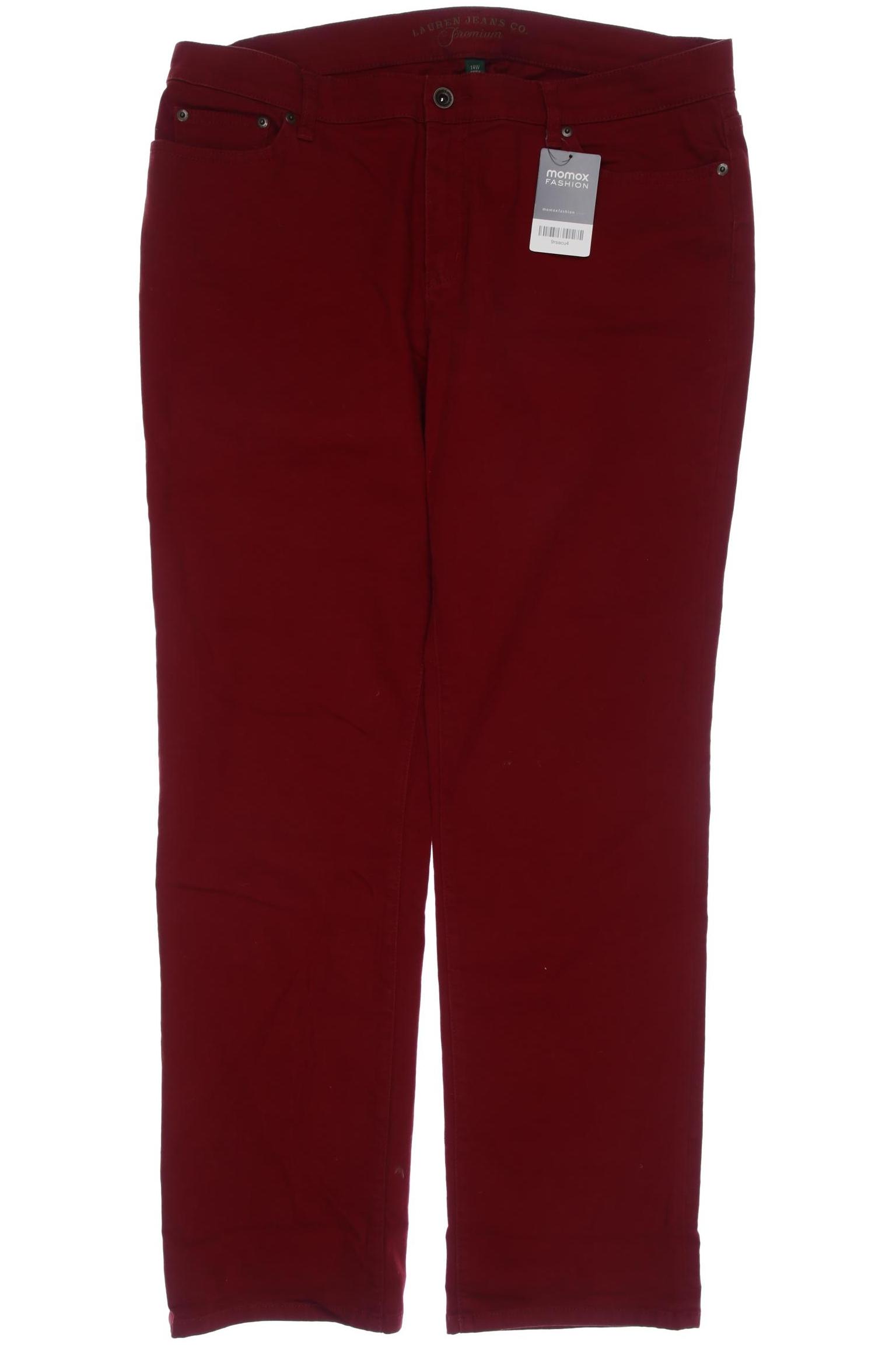 

Lauren Ralph Lauren Damen Jeans, bordeaux, Gr. 14