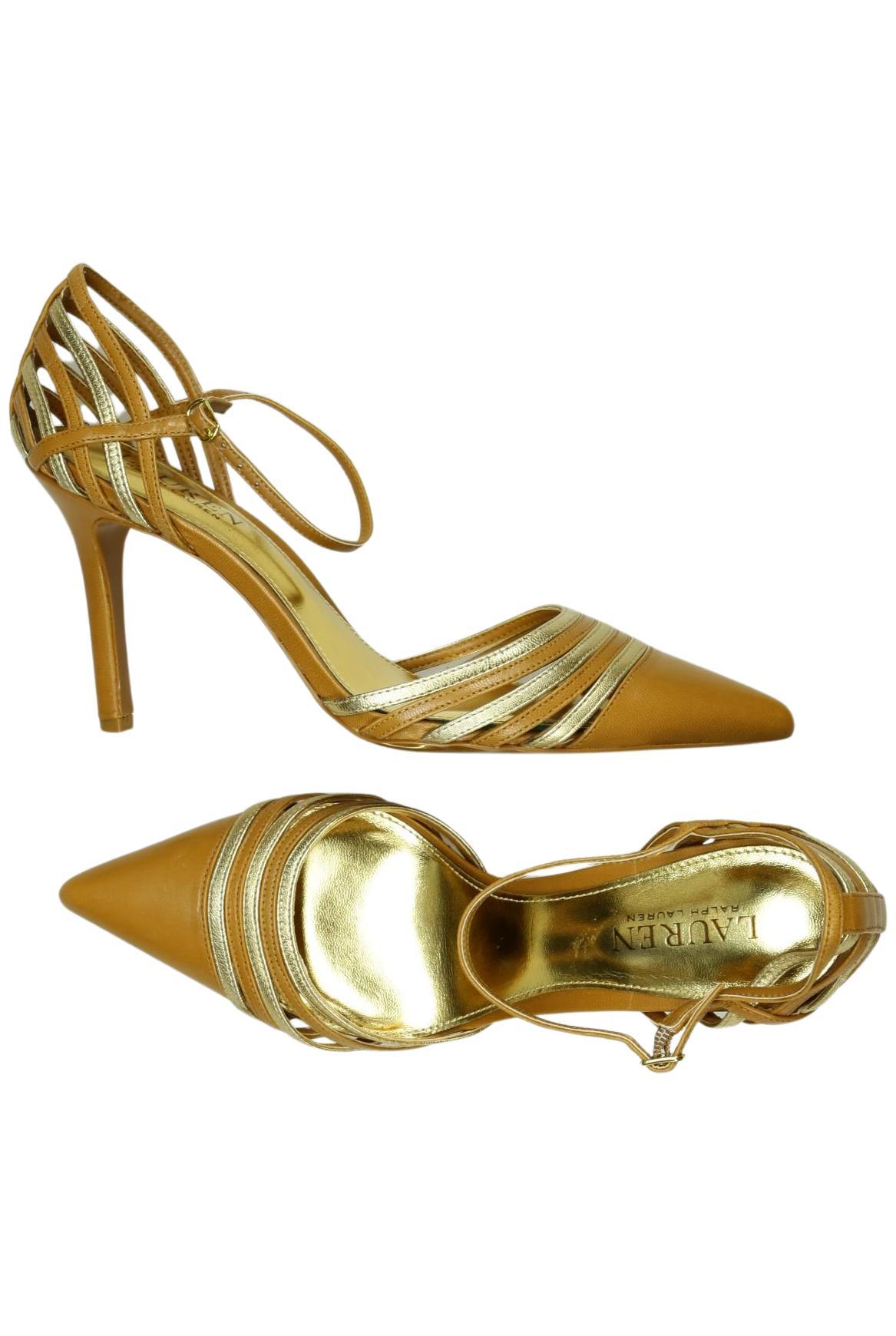 

Lauren Ralph Lauren Damen Pumps, gold, Gr. 8