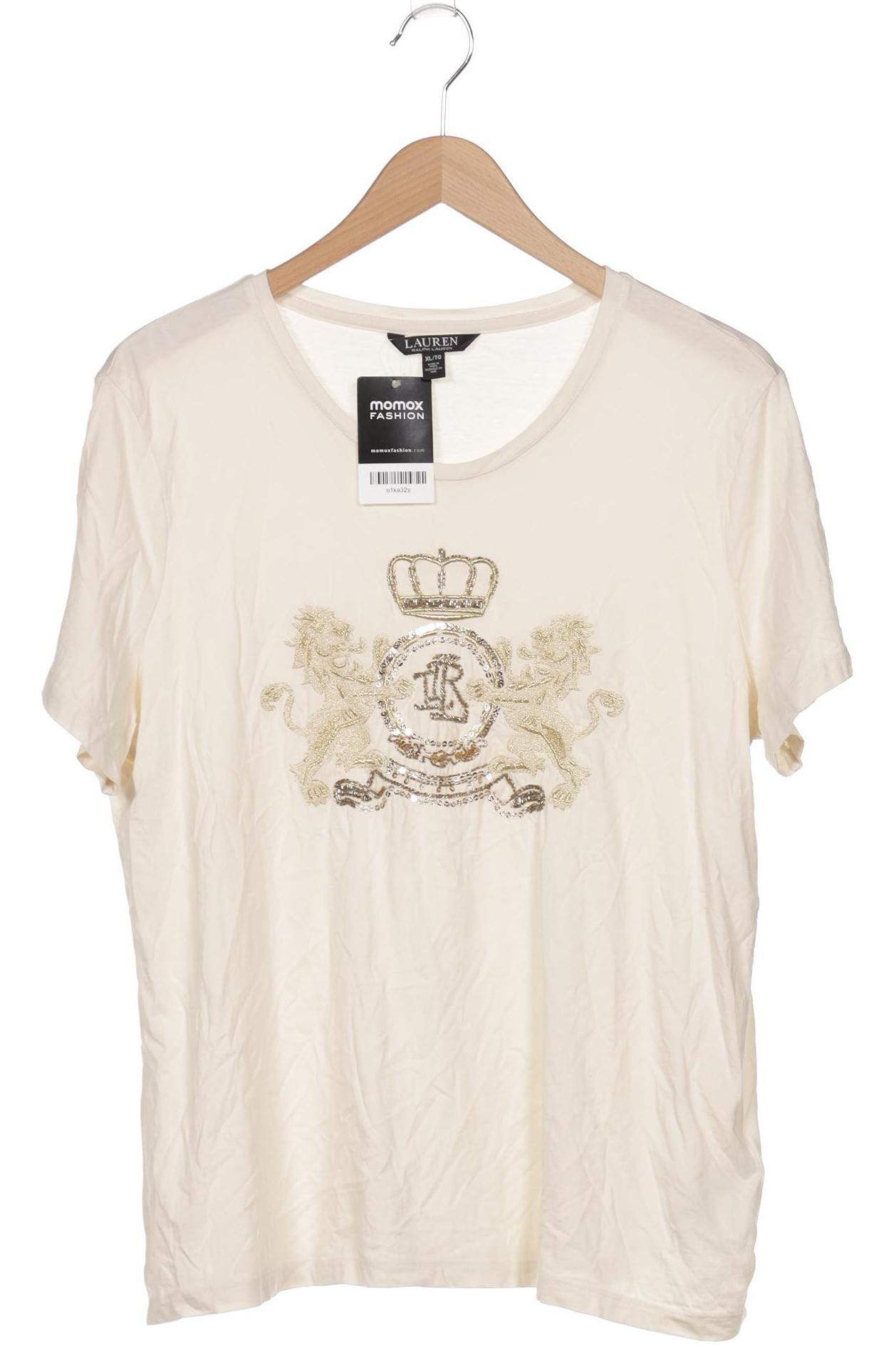 

Lauren Ralph Lauren Damen T-Shirt, cremeweiß, Gr. 44