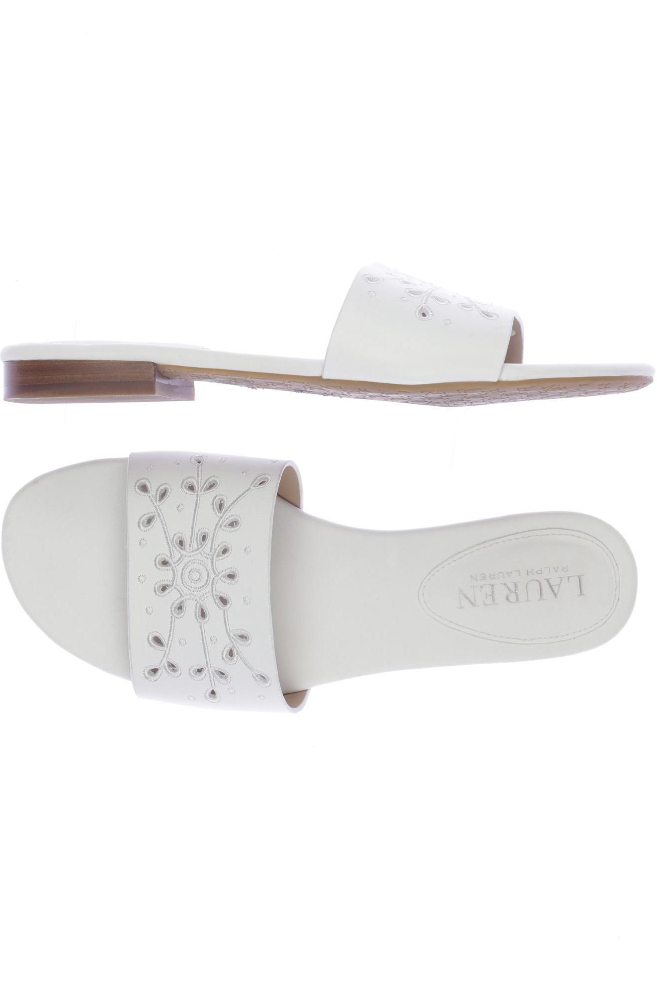 

Lauren Ralph Lauren Damen Sandale, weiß, Gr. 6.5