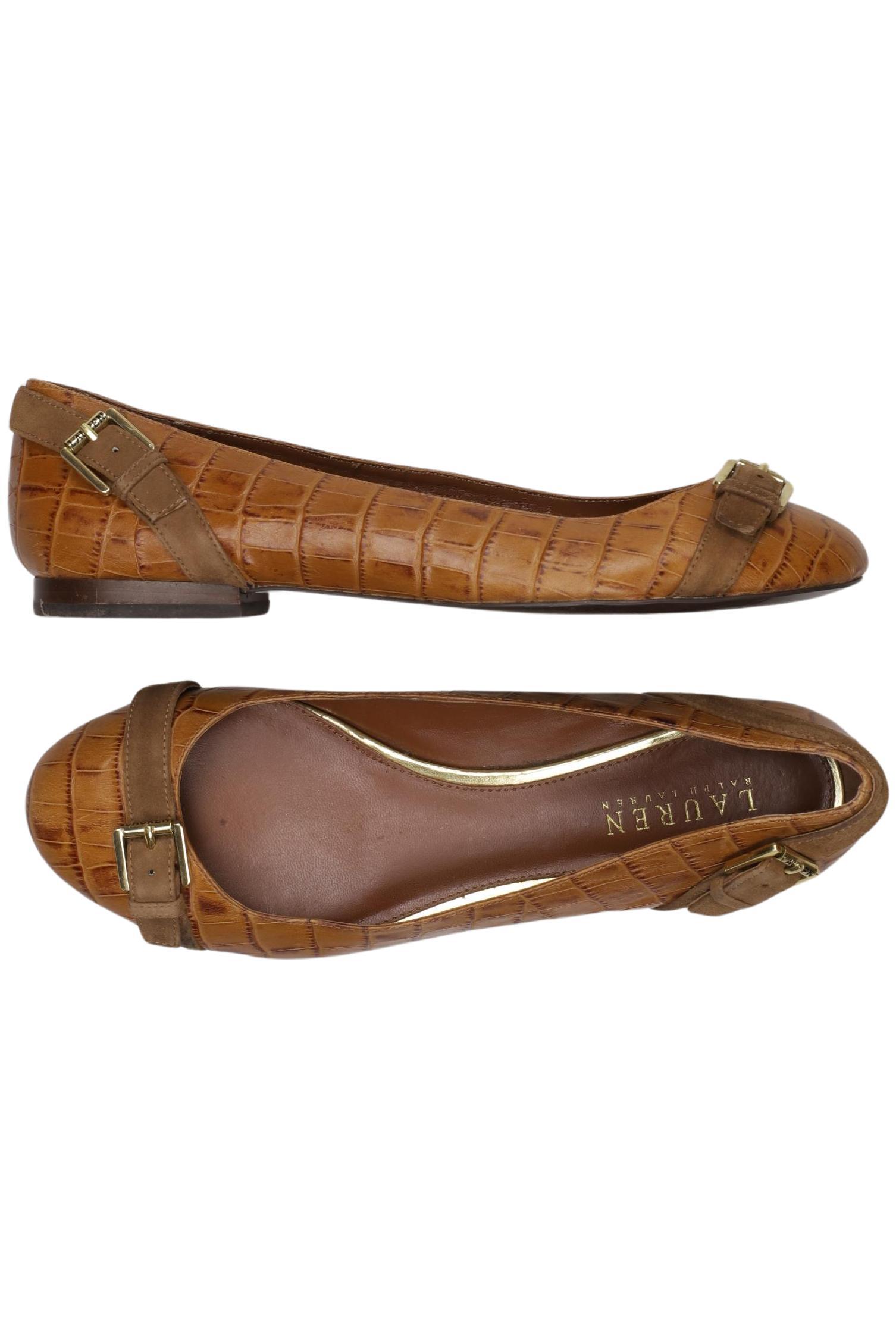 

Lauren Ralph Lauren Damen Ballerinas, braun, Gr. 8.5