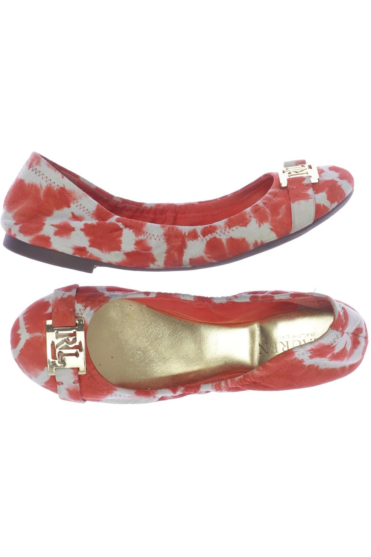 

Lauren Ralph Lauren Damen Ballerinas, rot, Gr. 7
