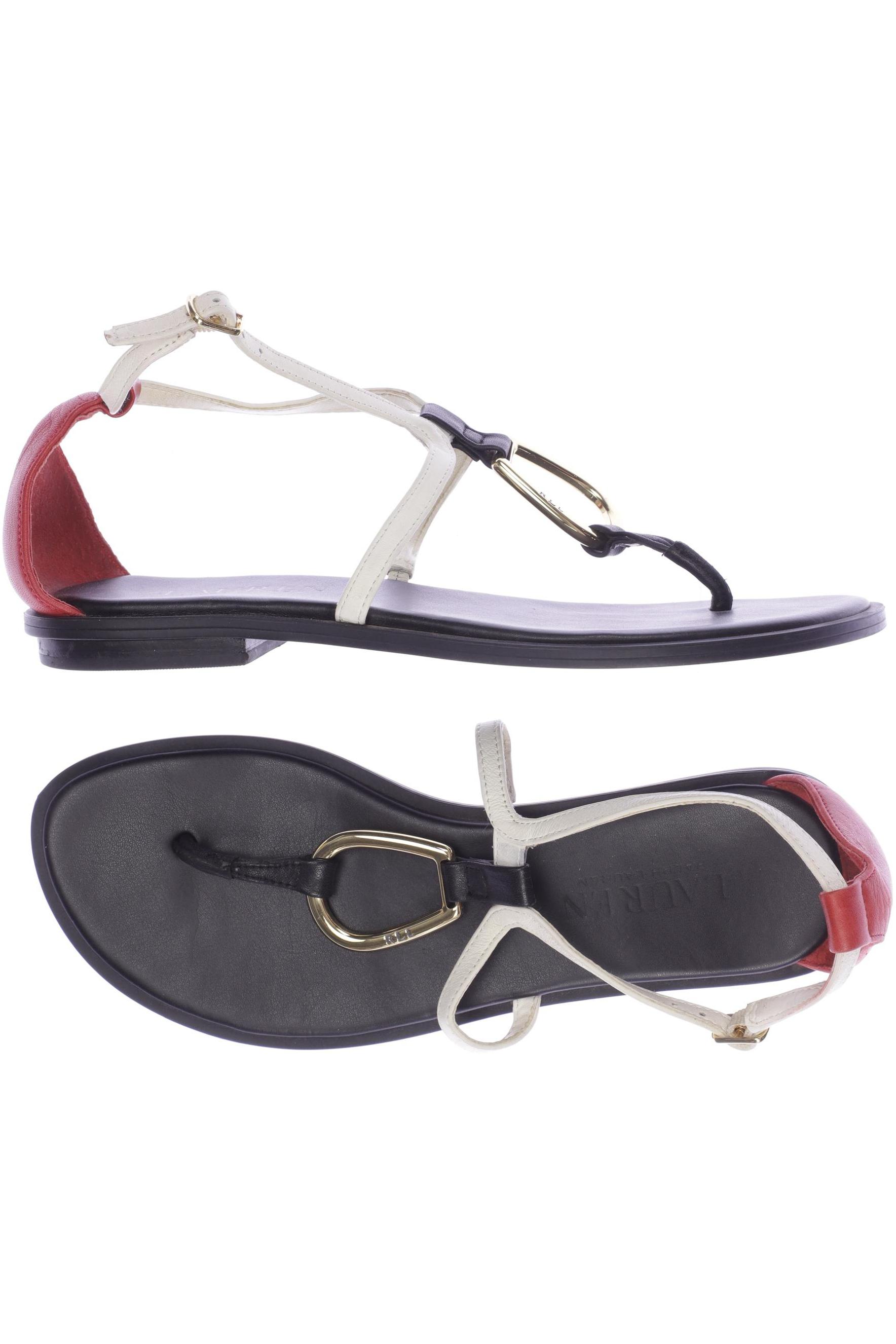 

Lauren Ralph Lauren Damen Sandale, weiß, Gr. 5.5