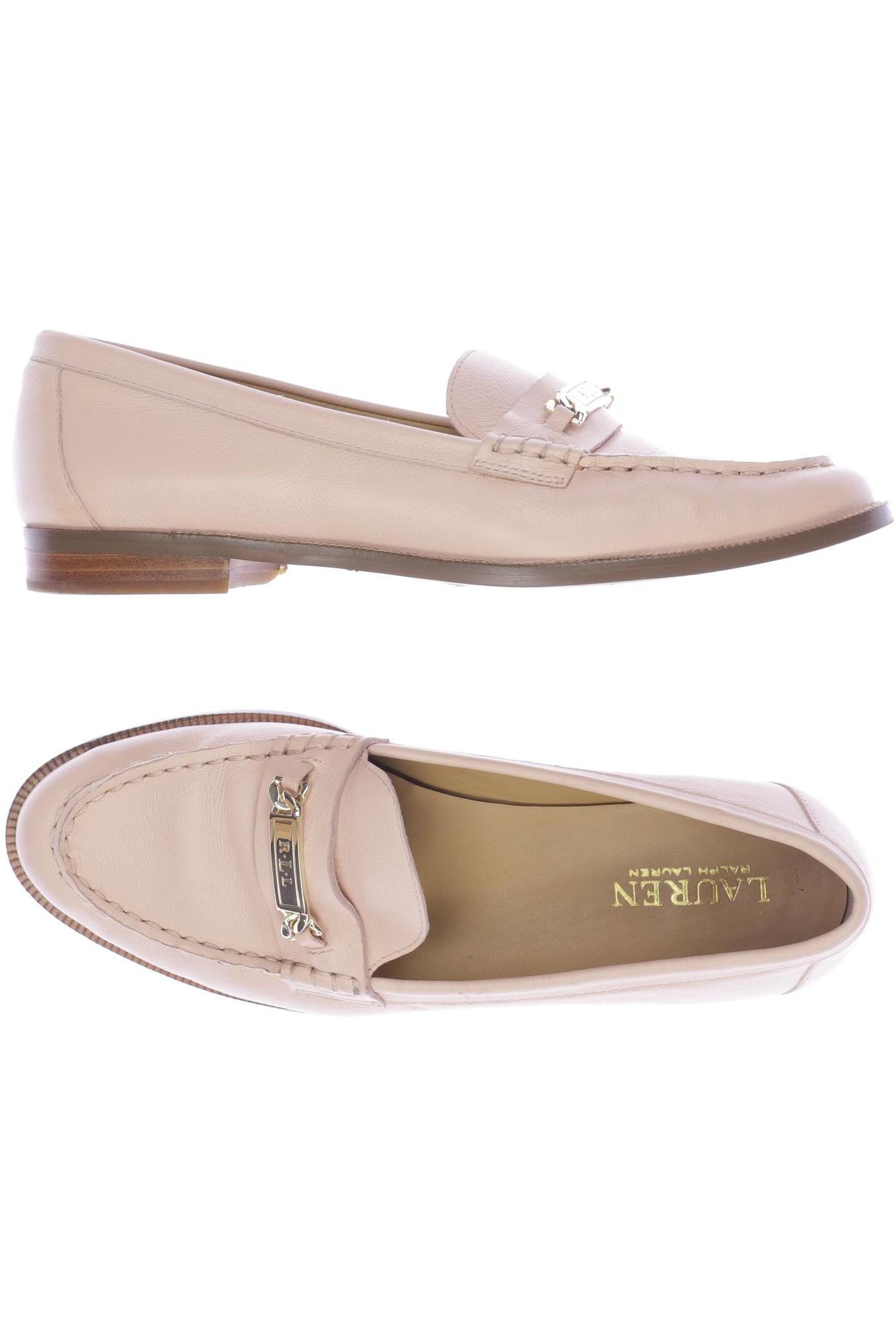 

Lauren Ralph Lauren Damen Halbschuh, beige, Gr. 7