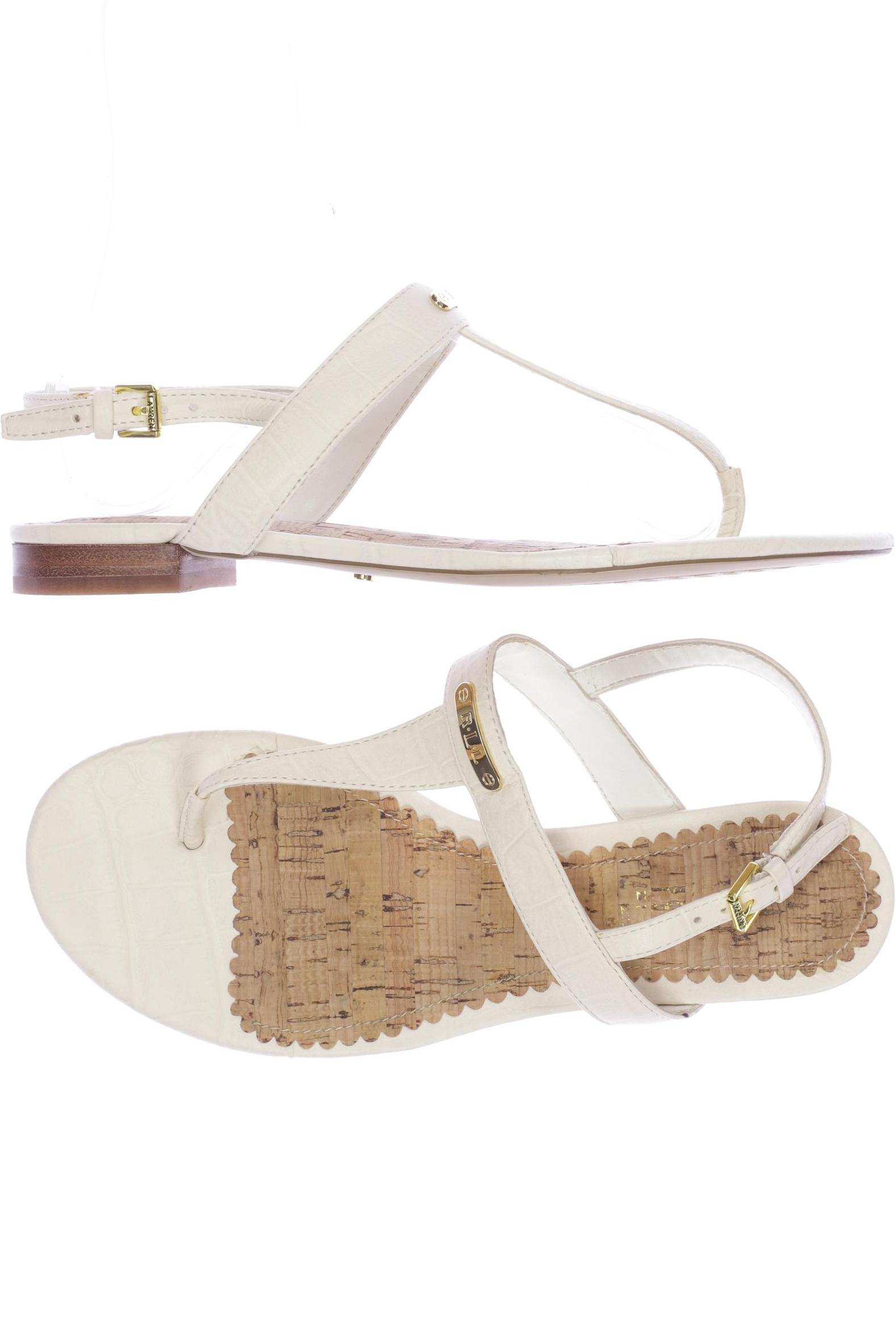 Thumbnail - Lauren Ralph Lauren Damen Sandale, cremeweiß, Gr. 6.5