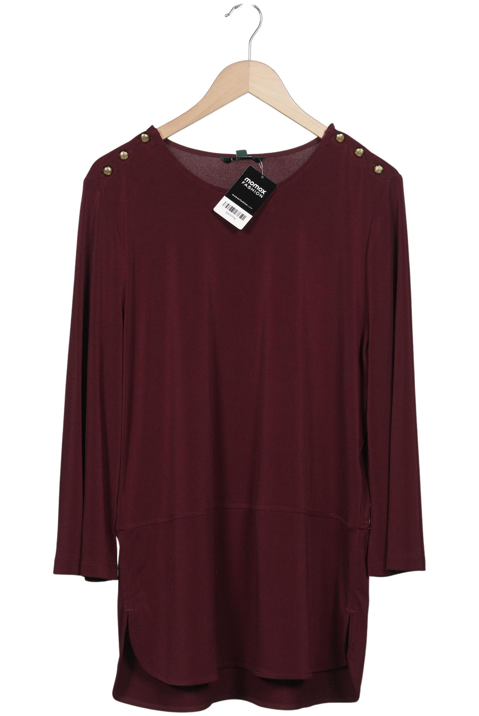 

Lauren Ralph Lauren Damen Langarmshirt, bordeaux, Gr. 44
