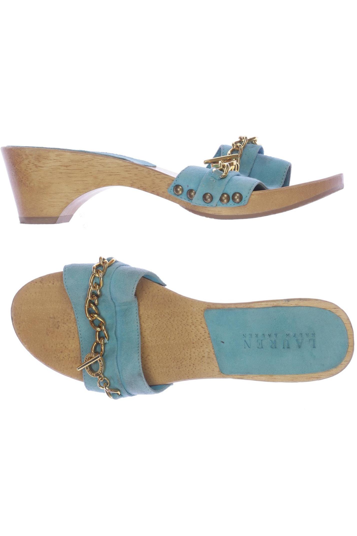

Lauren Ralph Lauren Damen Sandale, hellblau, Gr. 5