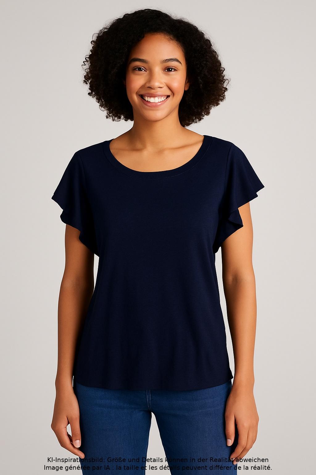 

Lauren Ralph Lauren Damen T-Shirt, marineblau, Gr. 42