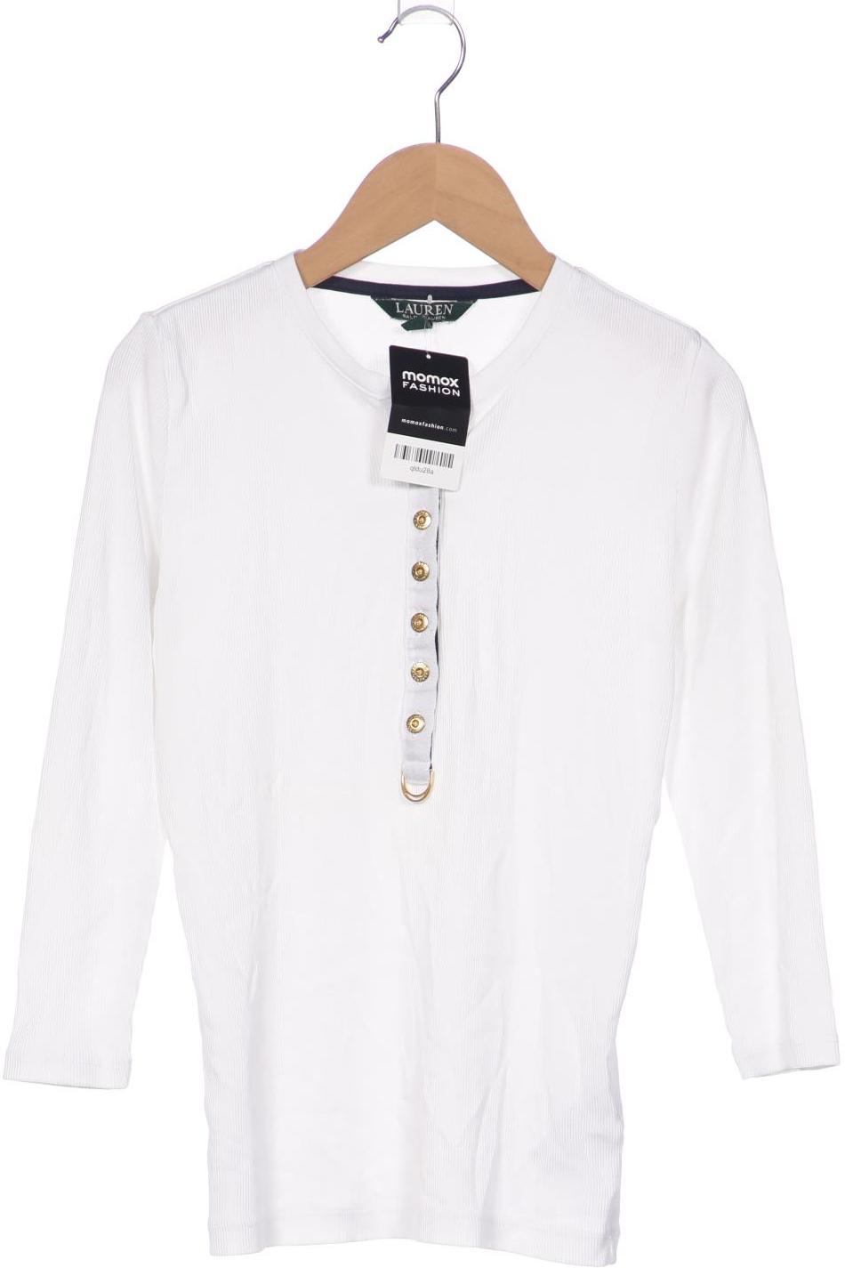 

Lauren Ralph Lauren Damen Langarmshirt, weiß, Gr. 34