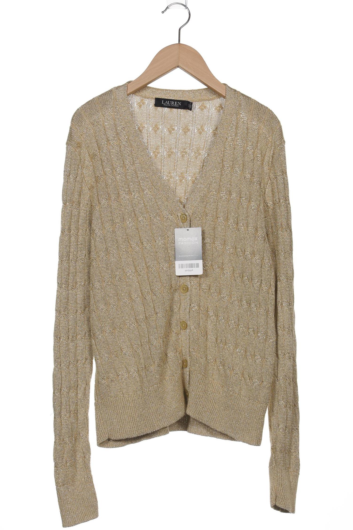 

Lauren Ralph Lauren Damen Strickjacke, gold, Gr. 44