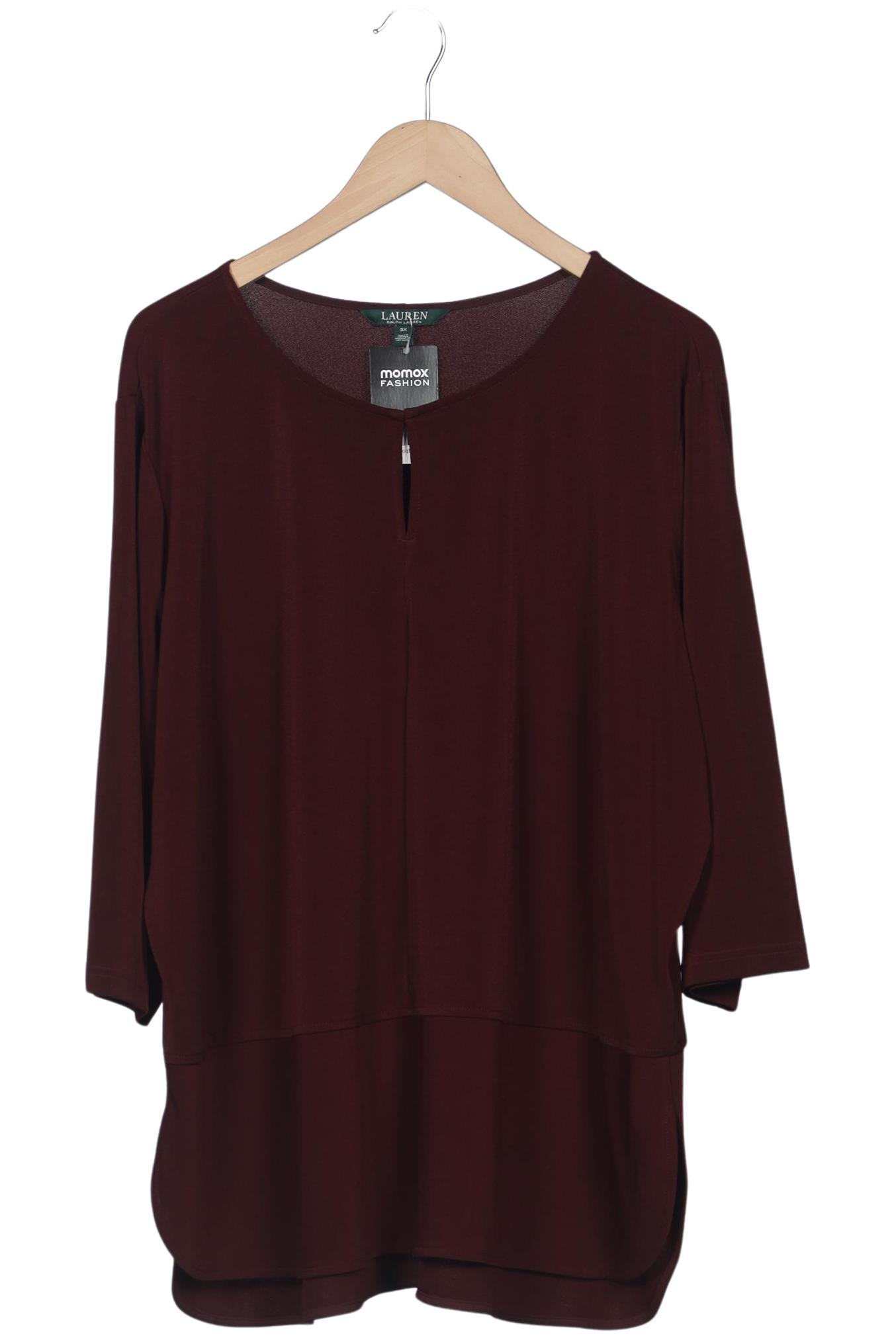 

Lauren Ralph Lauren Damen Langarmshirt, bordeaux, Gr. 48