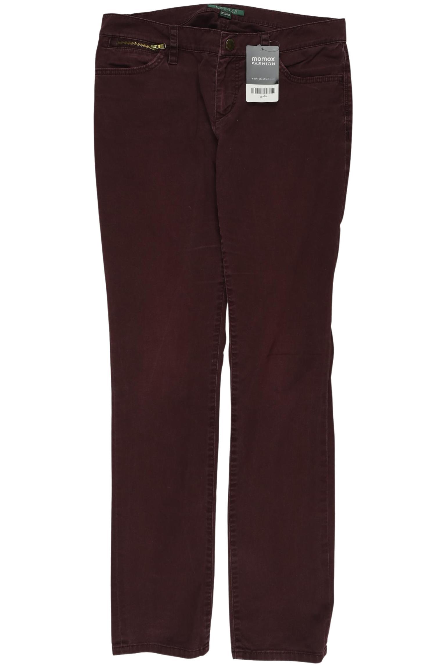 

Lauren Ralph Lauren Damen Jeans, bordeaux, Gr. 4