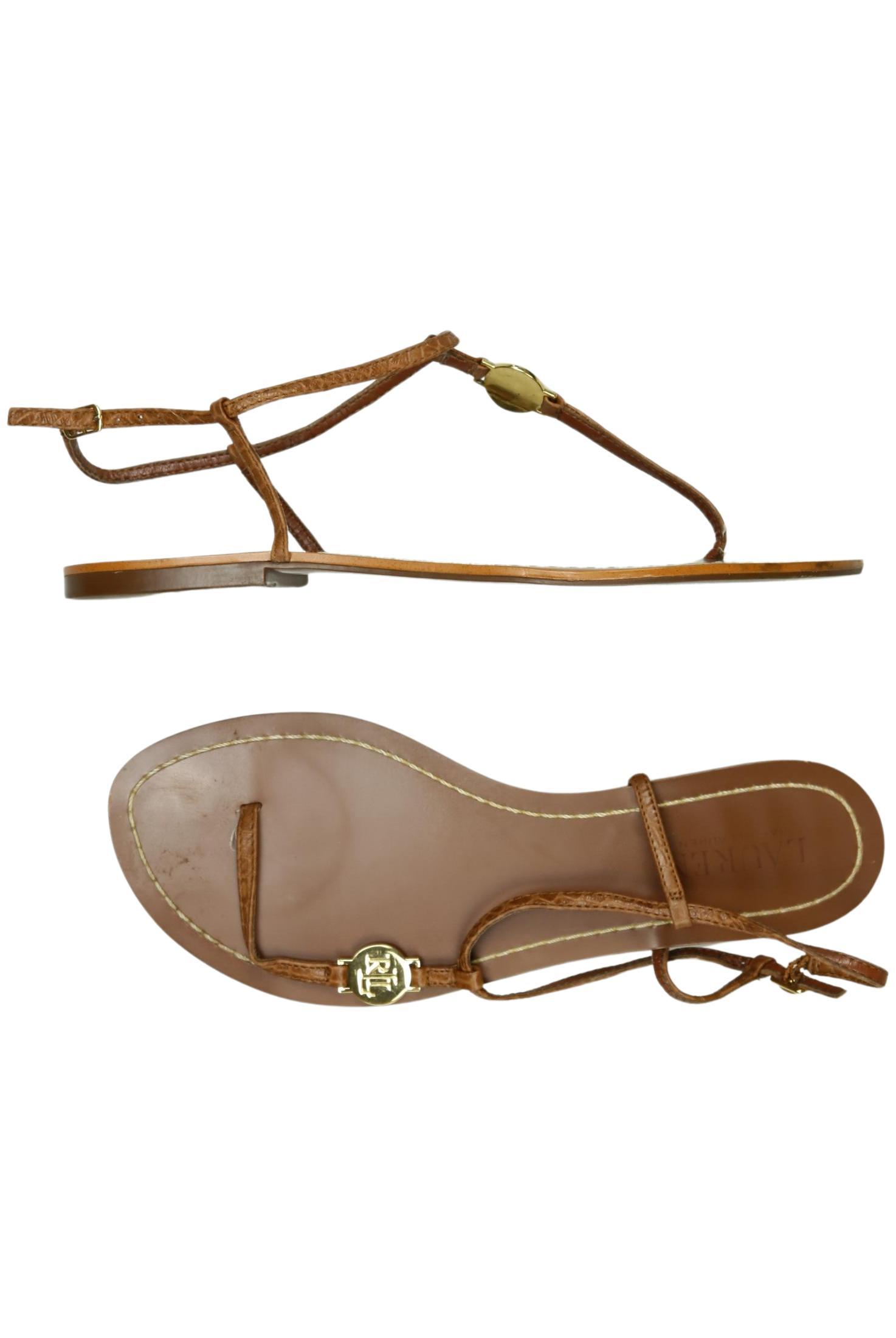 

Lauren Ralph Lauren Damen Sandale, braun, Gr. 8.5