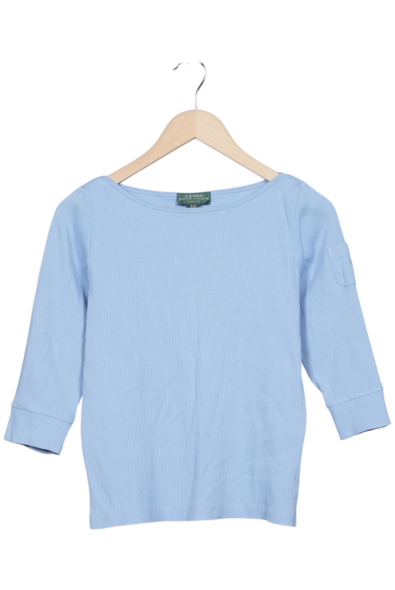 

Lauren Ralph Lauren Petite Damen Langarmshirt, hellblau, Gr. 38