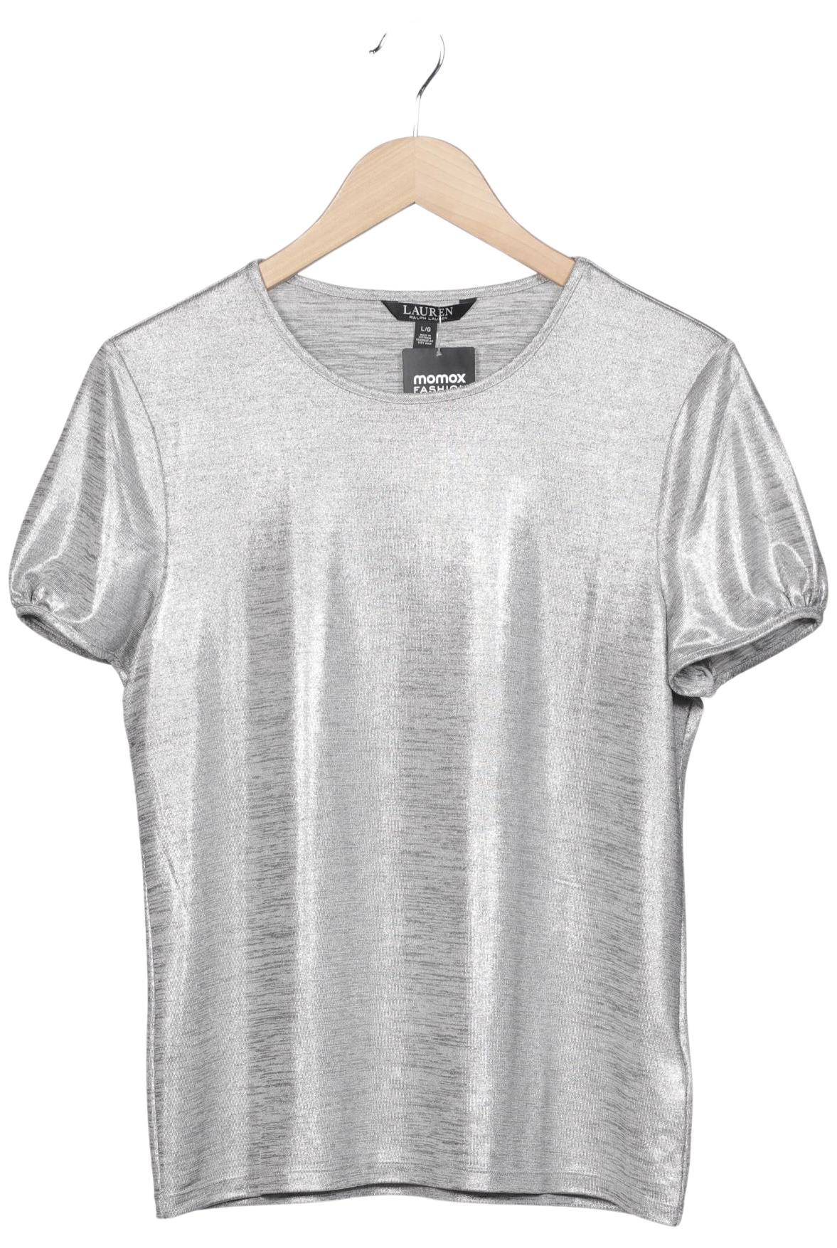 

Lauren Ralph Lauren Damen T-Shirt, silber, Gr. 42