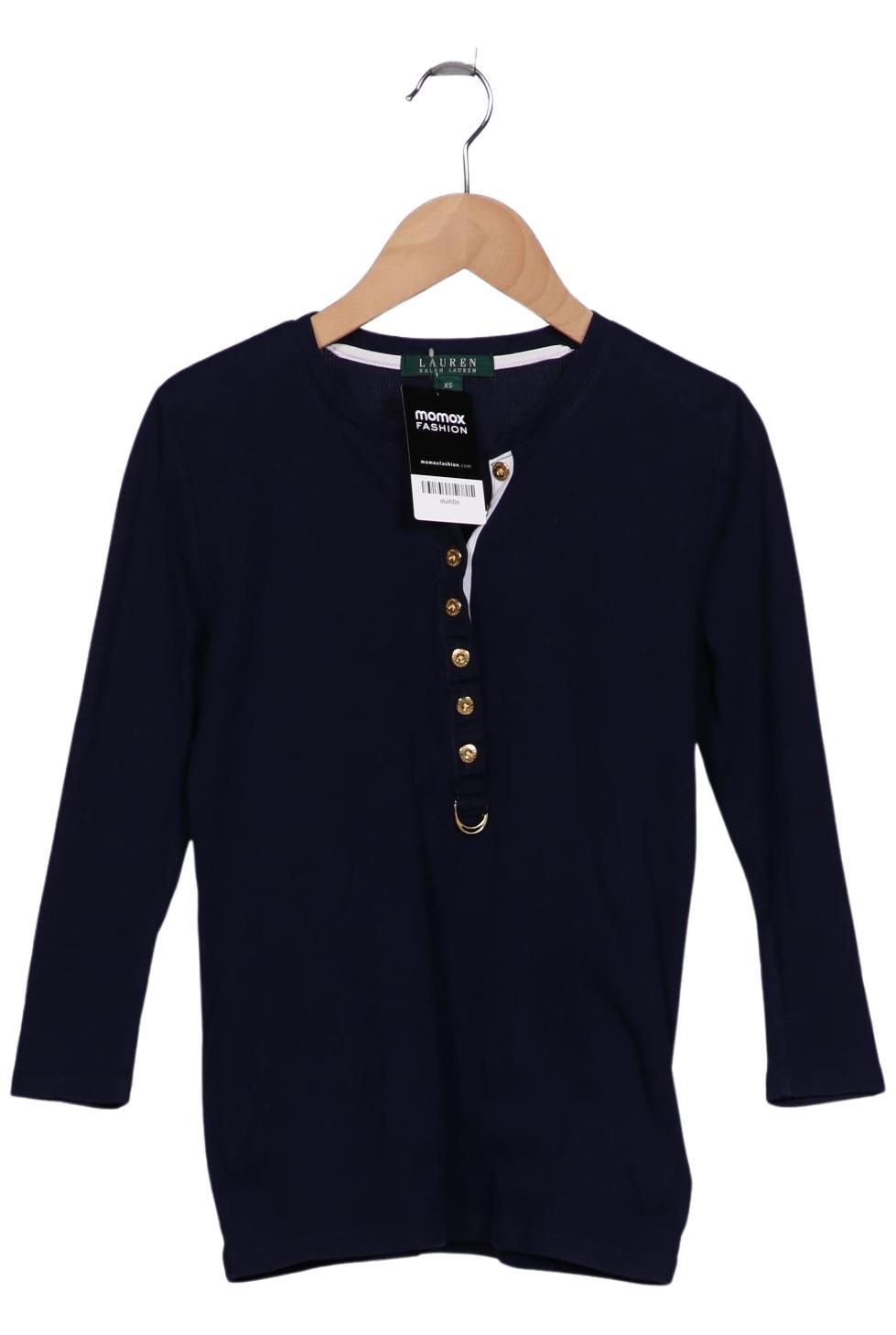 

Lauren Ralph Lauren Damen Langarmshirt, marineblau, Gr. 34
