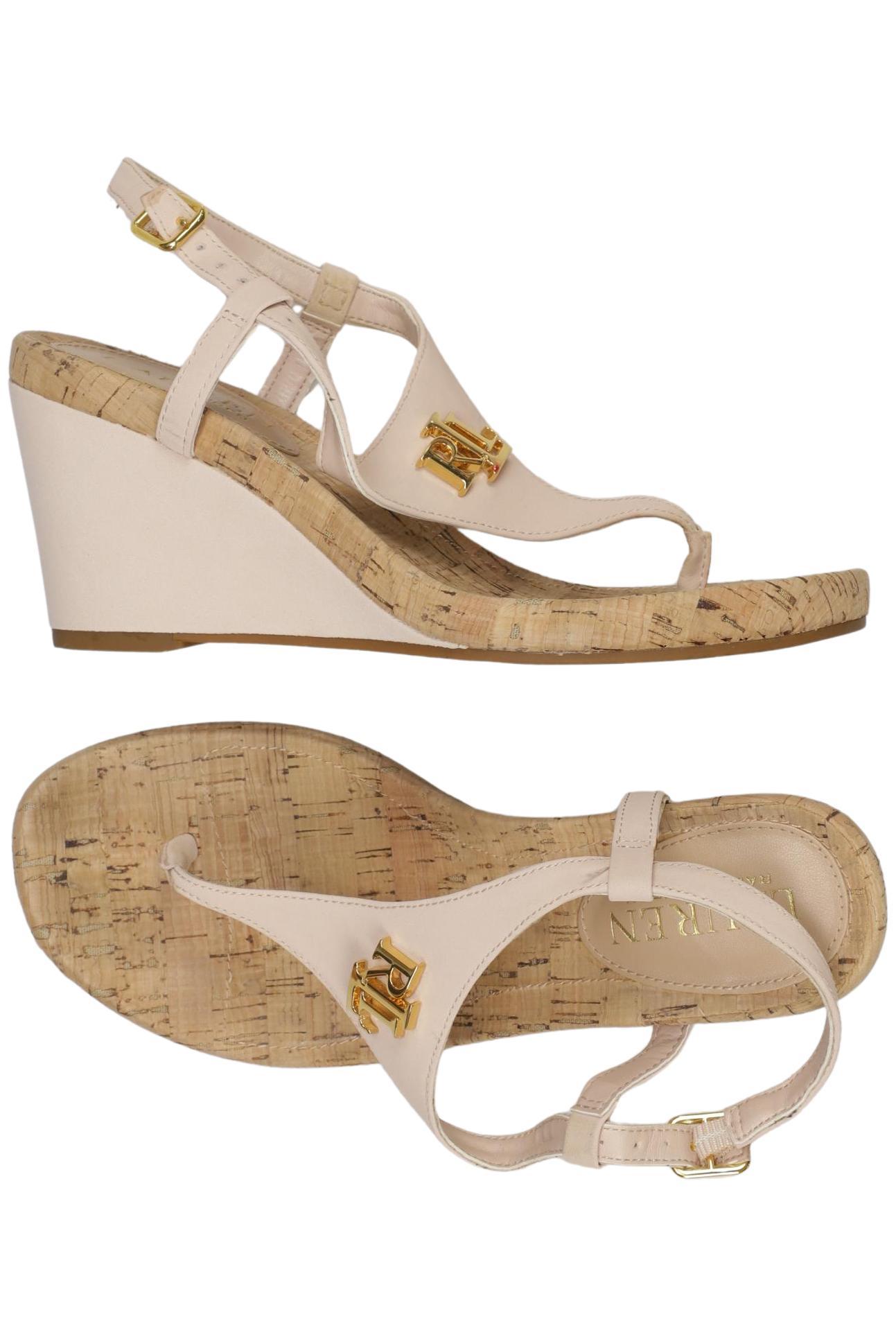 

Lauren Ralph Lauren Damen Sandale, beige, Gr. 36