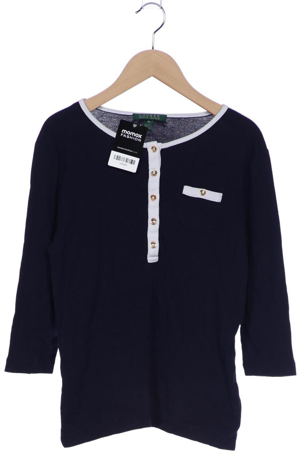 

Lauren Ralph Lauren Damen Langarmshirt, marineblau, Gr. 34