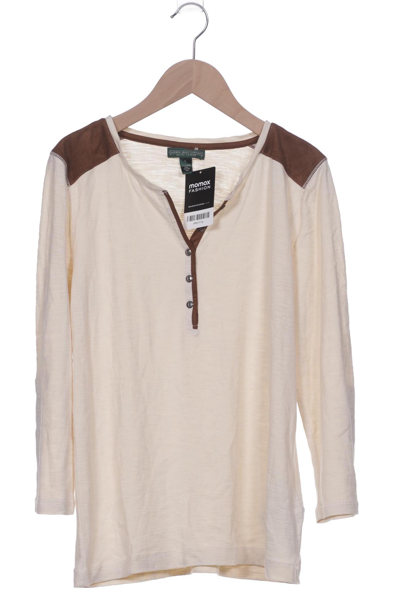 

Lauren Ralph Lauren Damen Langarmshirt, beige, Gr. 42