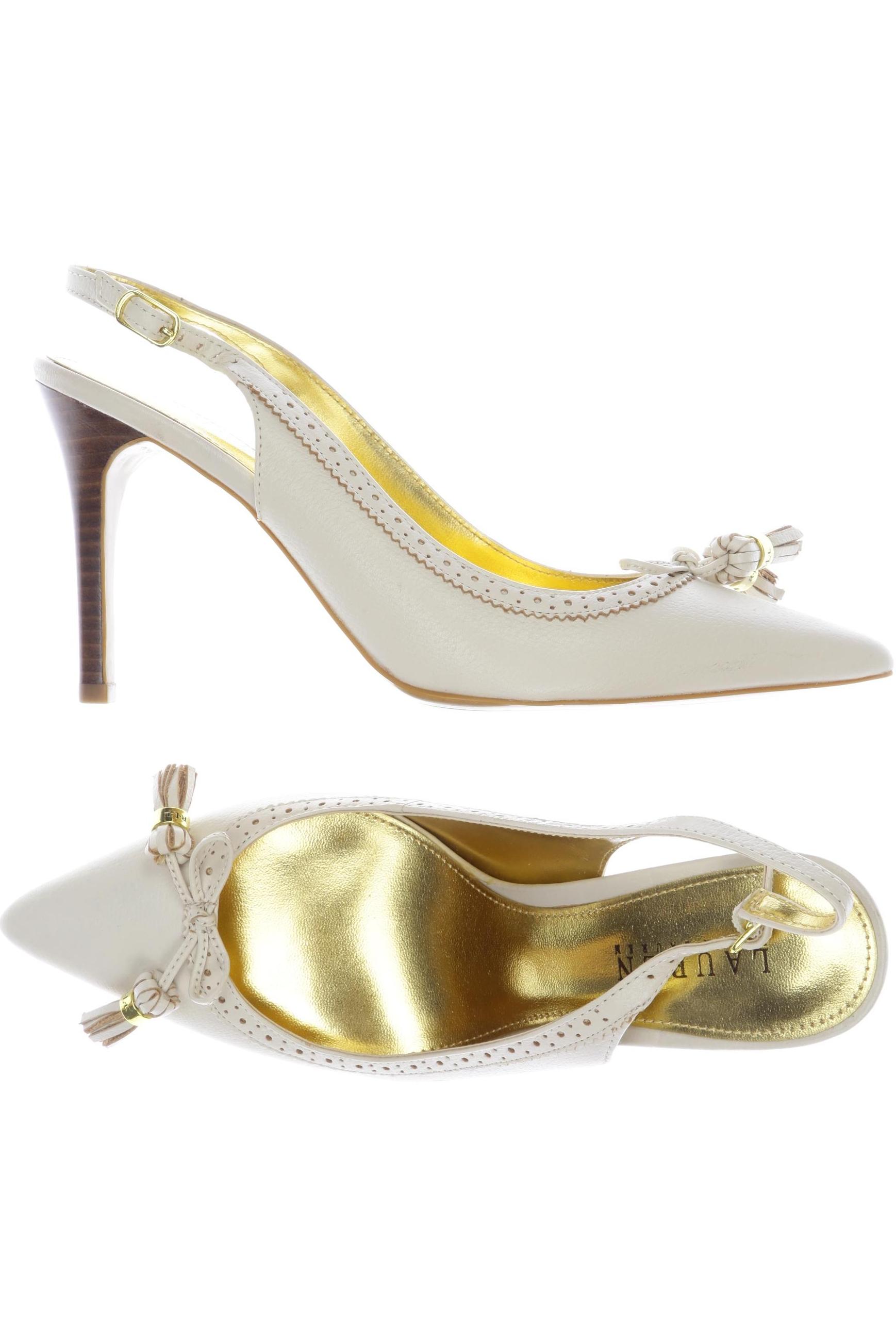 

Lauren Ralph Lauren Damen Pumps, cremeweiß, Gr. 8.5