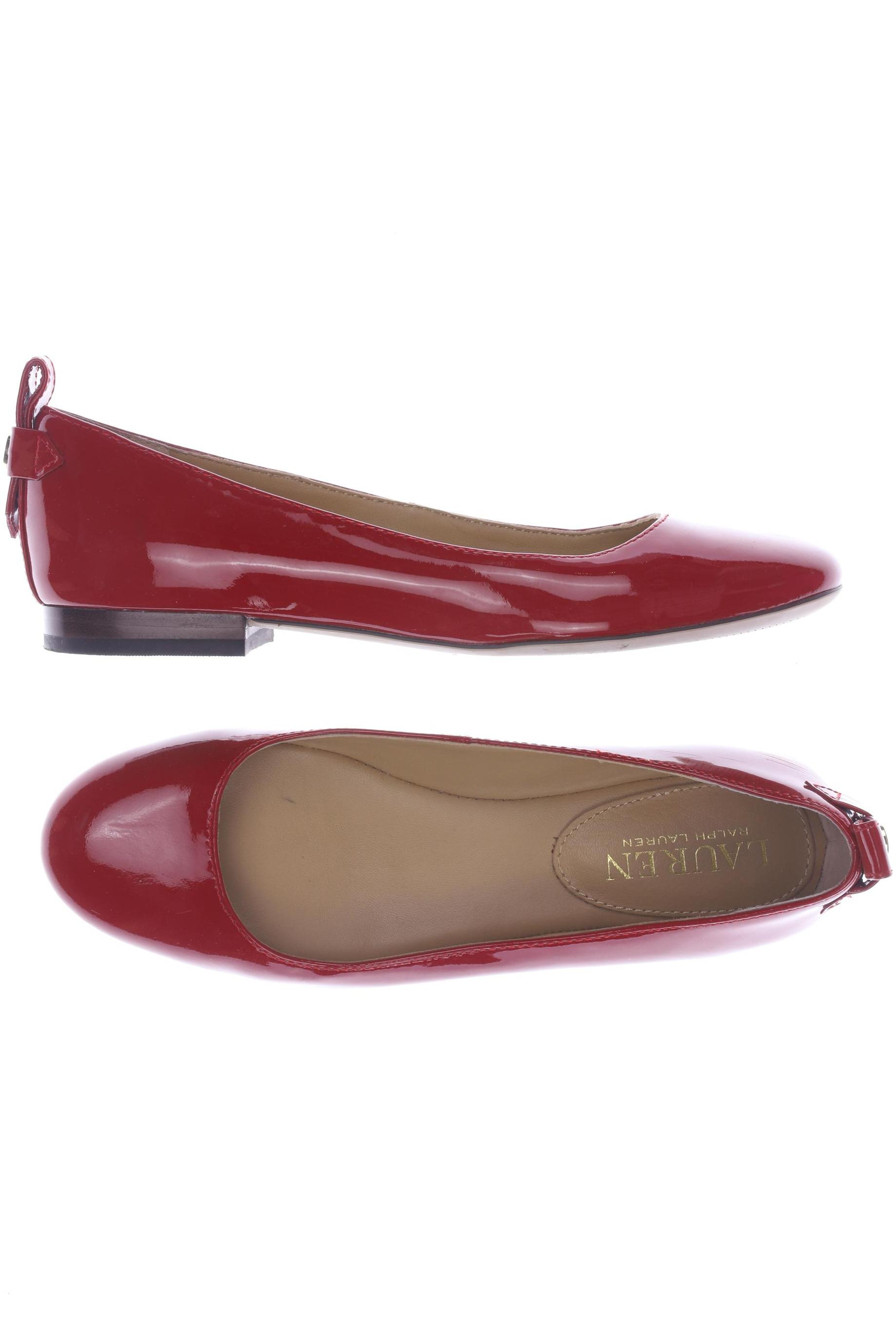 

LAUREN Ralph Lauren Damen Ballerinas, rot