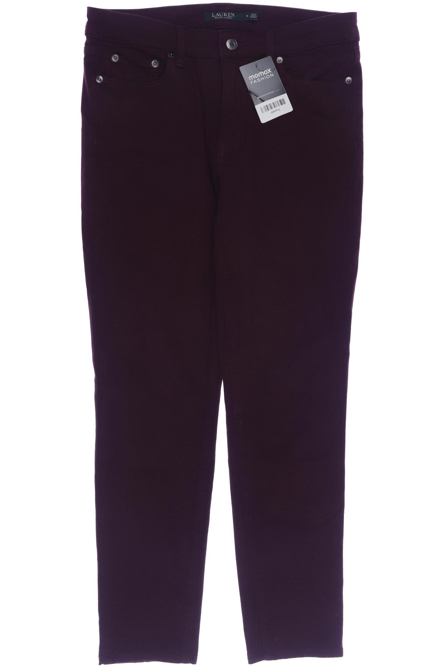 

Lauren Ralph Lauren Damen Jeans, bordeaux, Gr. 6