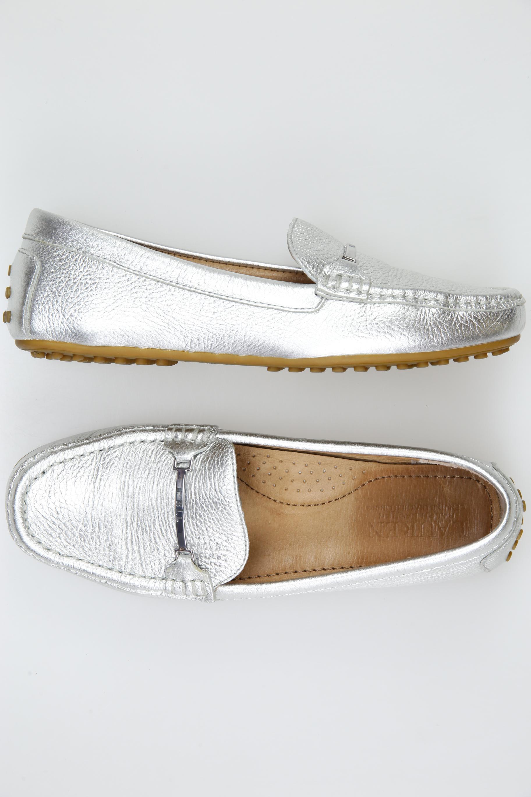 

Lauren Ralph Lauren Damen Halbschuh, silber, Gr. 37