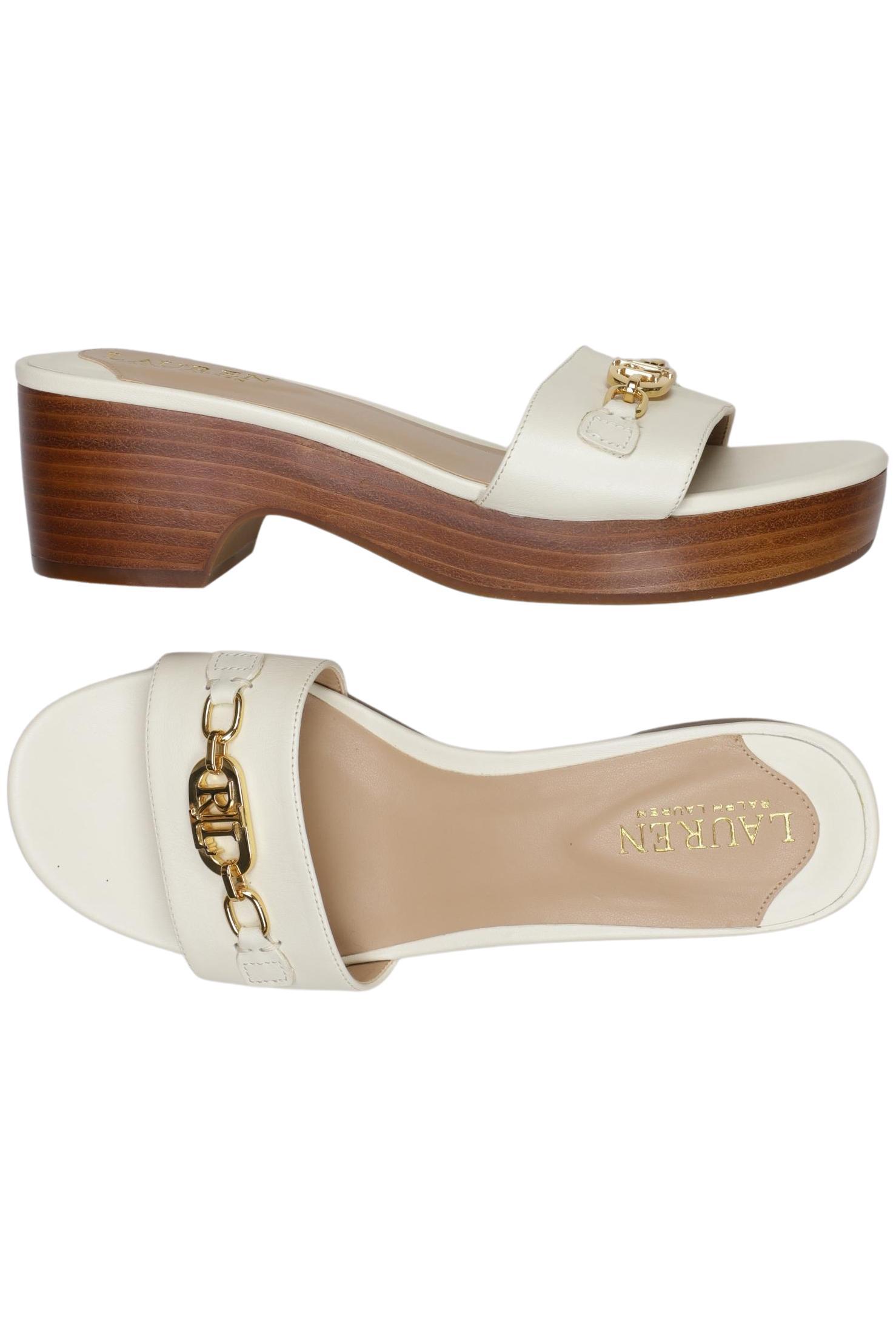 

Lauren Ralph Lauren Damen Sandale, cremeweiß, Gr. 38