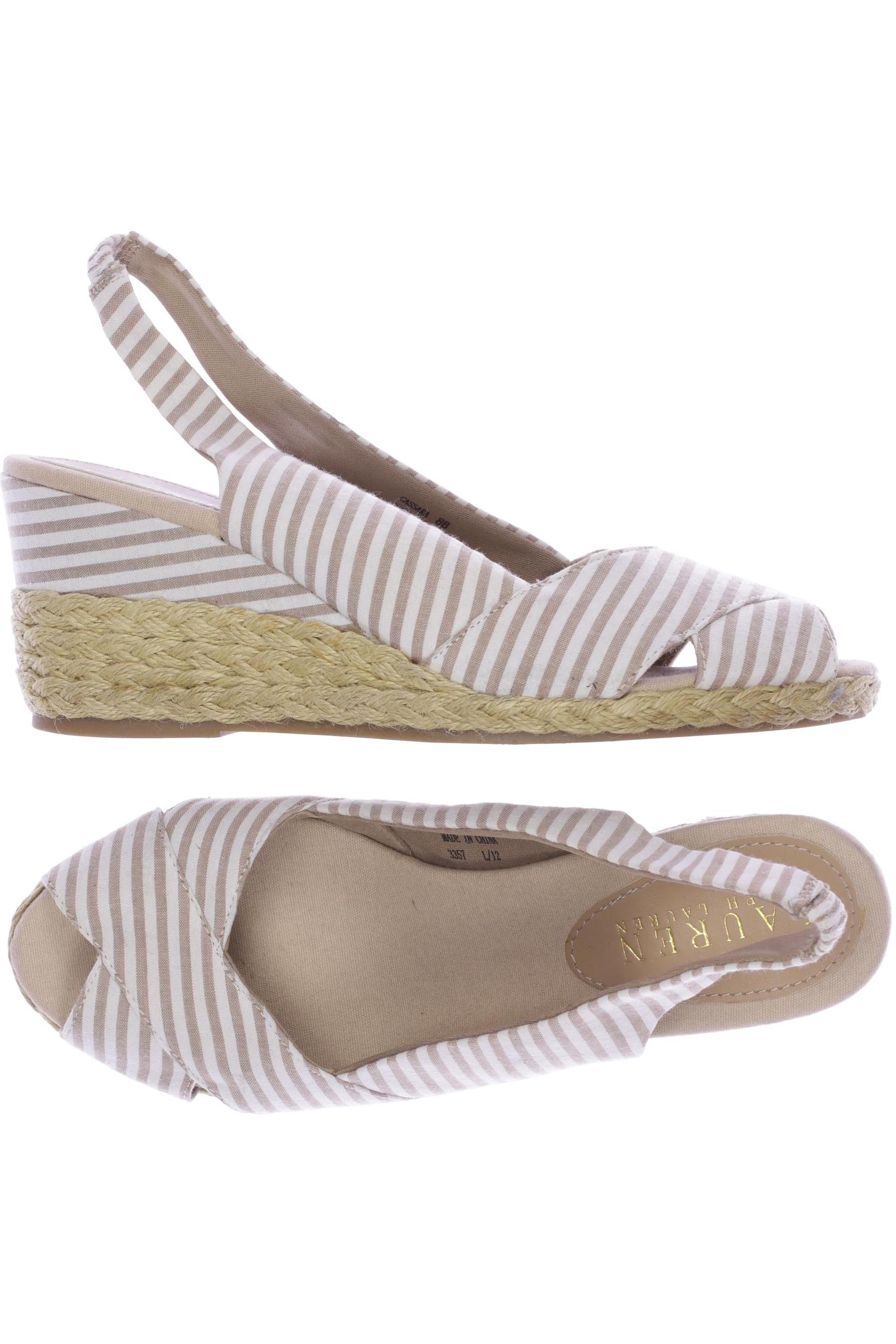 

Lauren Ralph Lauren Damen Sandale, beige, Gr. 38
